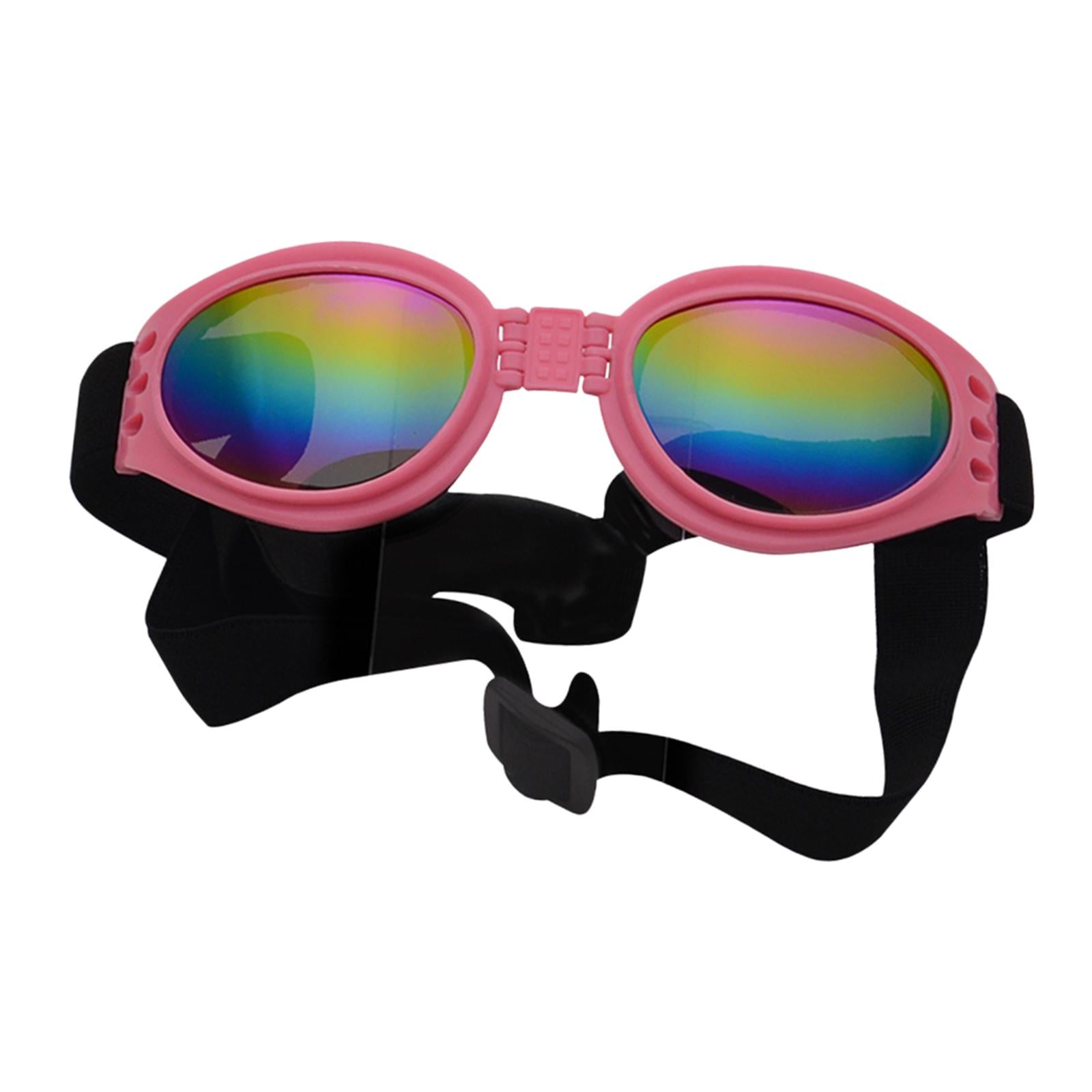 Dog Glasses Photo Props Lightweight Eyewear for Indoor Outdoor Party Walking Pink