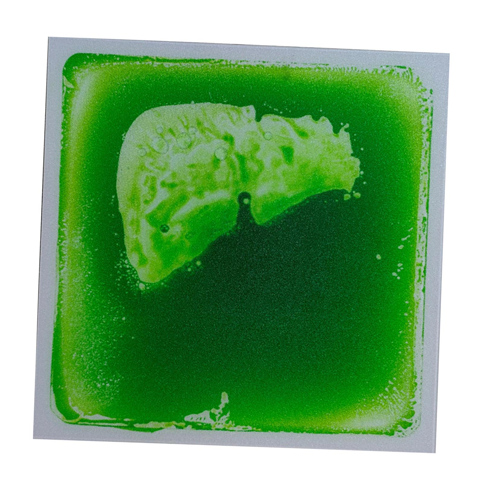 Sensory Liquid The Tiles Activity Play Mat for for Kids Girl Children green