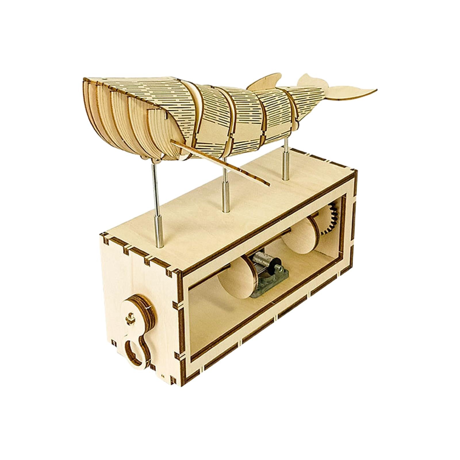 3D Wooden Puzzle Music Box Handmade for Desktop Ornament Friends Home Decor