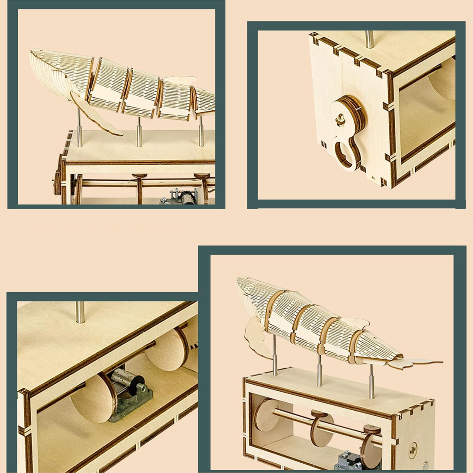 3D Wooden Puzzle Music Box Handmade for Desktop Ornament Friends Home Decor