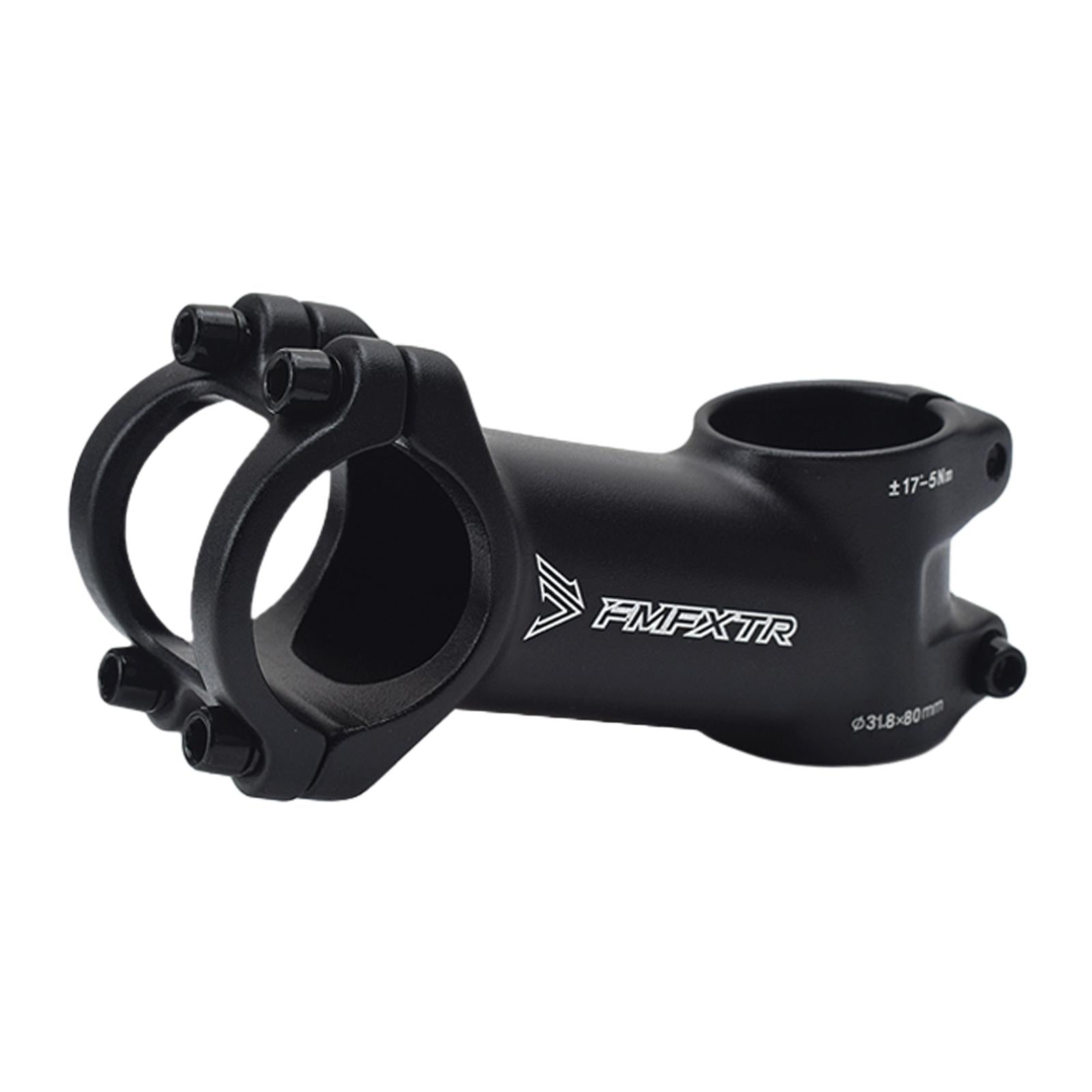 31.8mm Bike Stem Riser Extender for Downhill Bike Fixed Gear Cycle 80mm 17degree