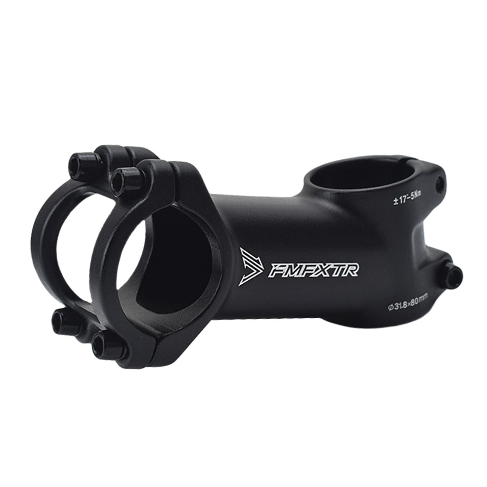 31.8mm Bike Stem Riser Extender for Downhill Bike Fixed Gear Cycle 80mm 17degree