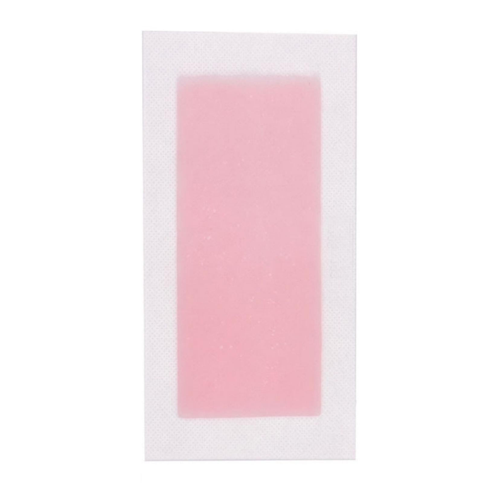 20x Wax Strips Disposable All Skin Types Gentle for Legs Underarms Arms pink