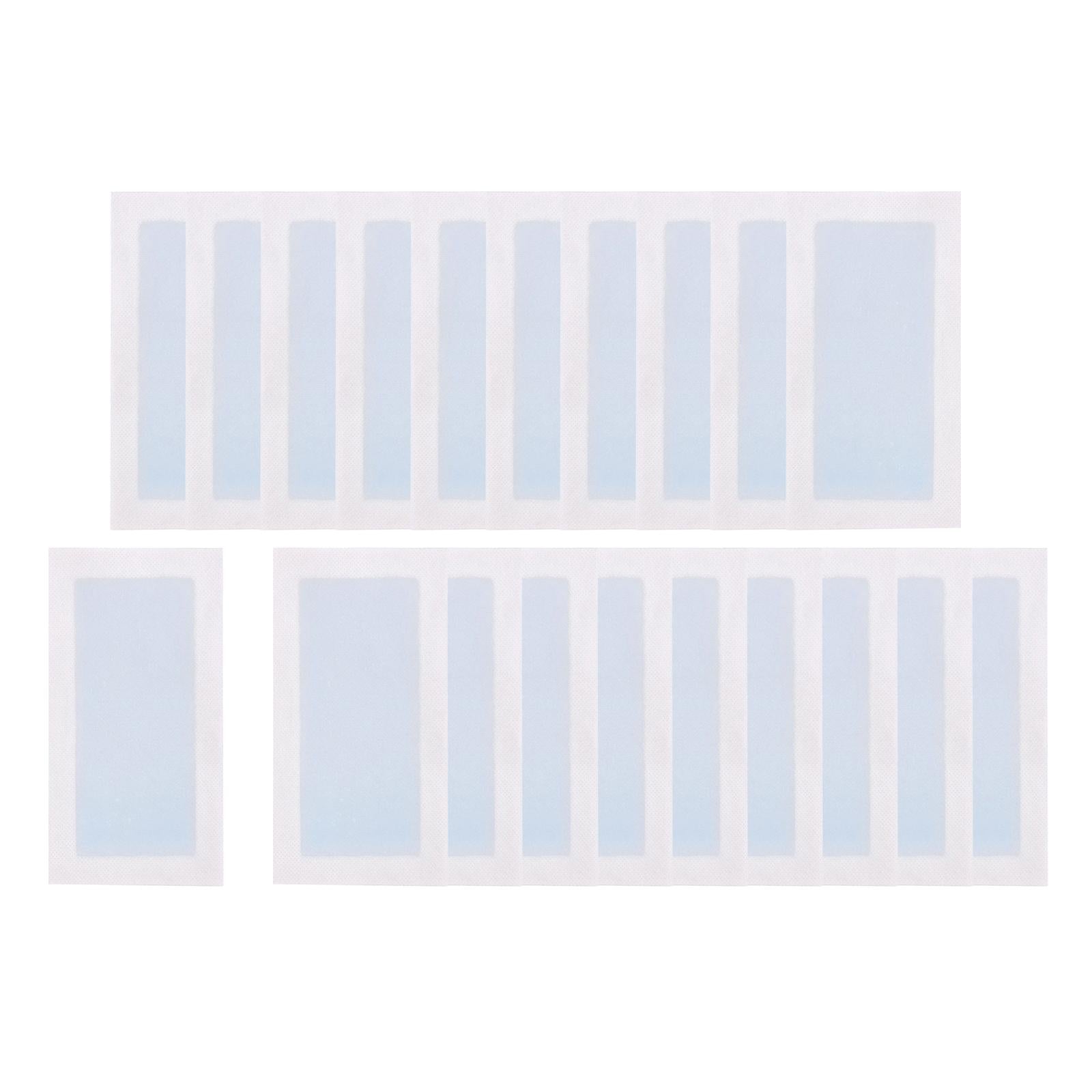 20x Wax Strips Disposable All Skin Types Gentle for Legs Underarms Arms blue