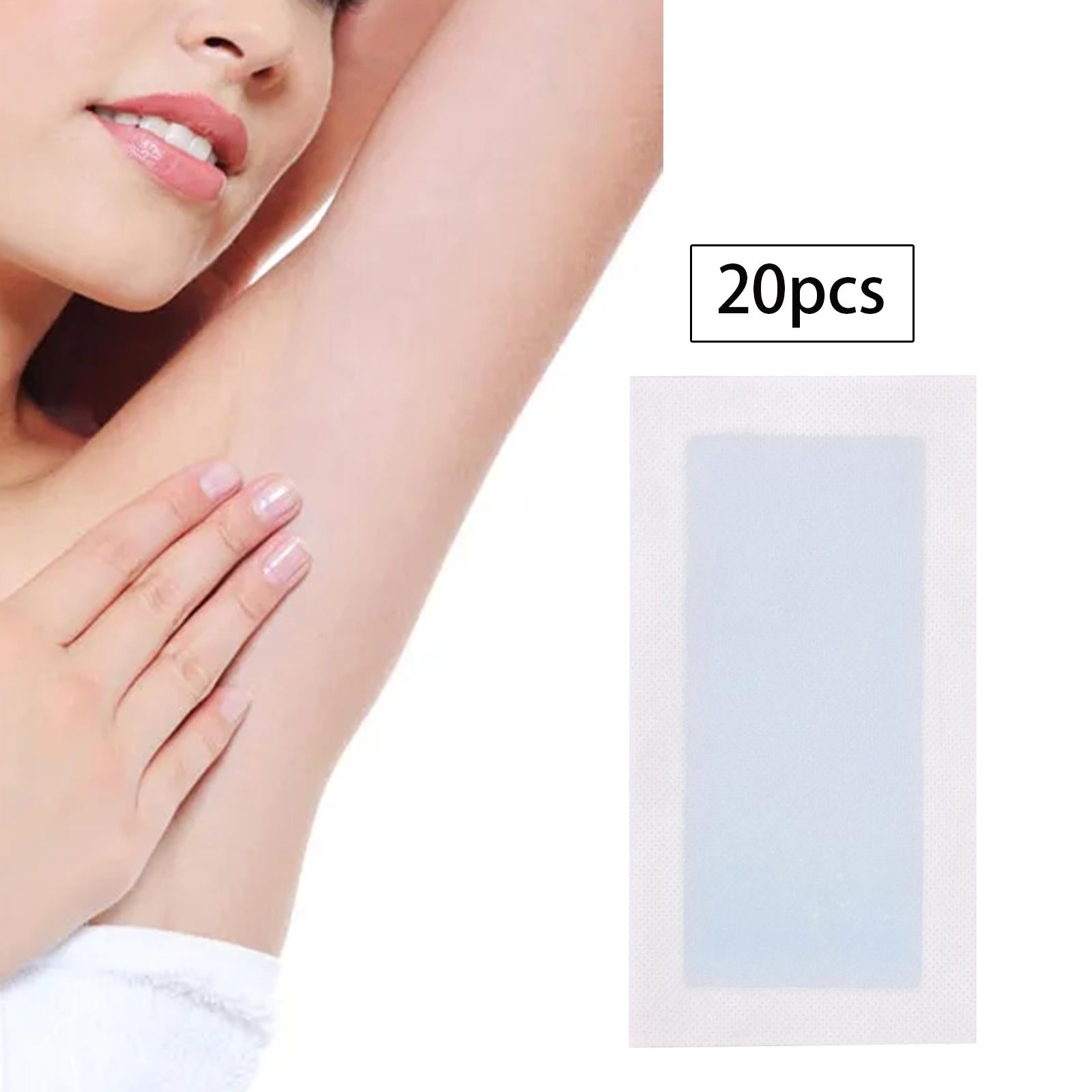 20x Wax Strips Disposable All Skin Types Gentle for Legs Underarms Arms blue