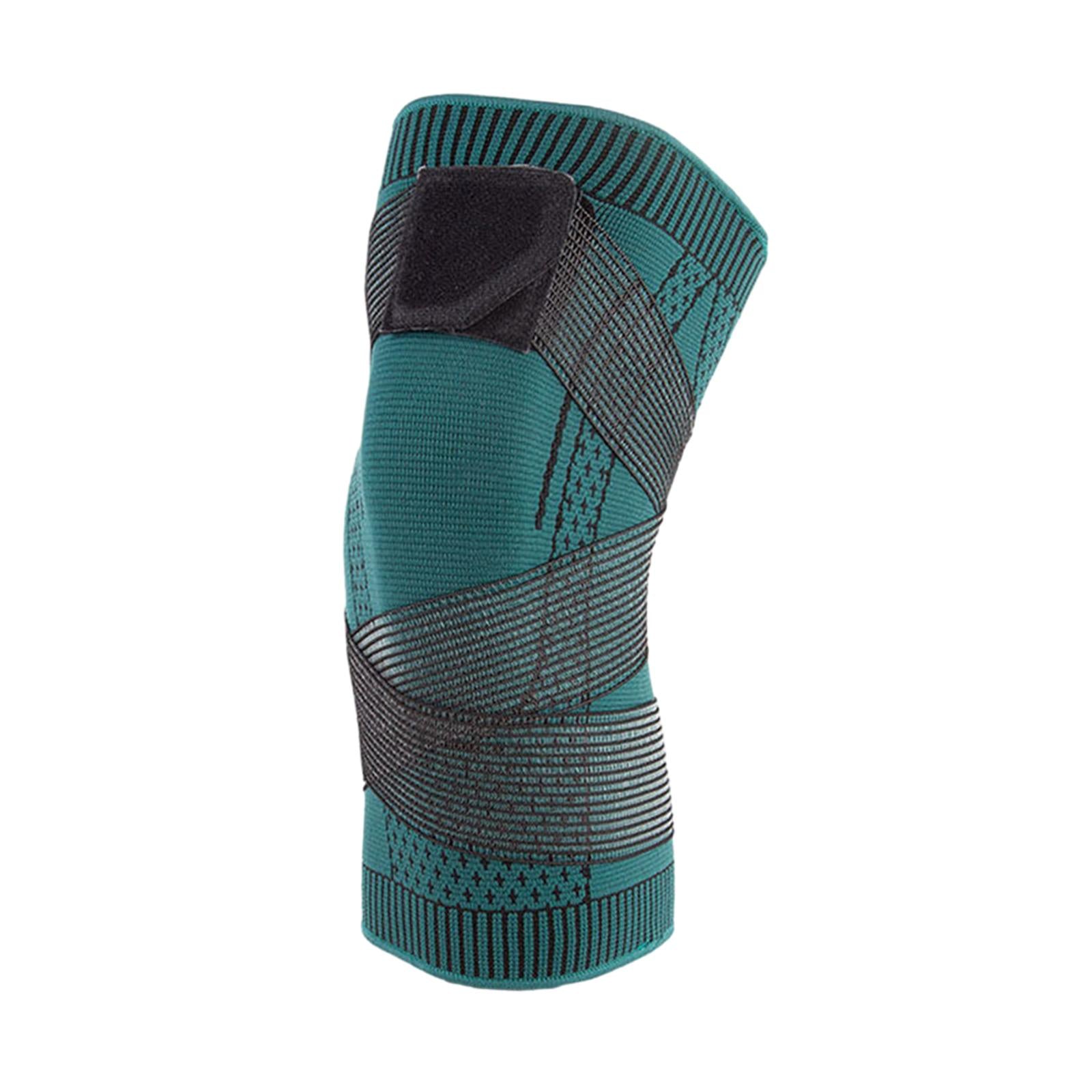 Knee Pads Anti Slip Elastic Breathable Knee Brace for Sports Football M