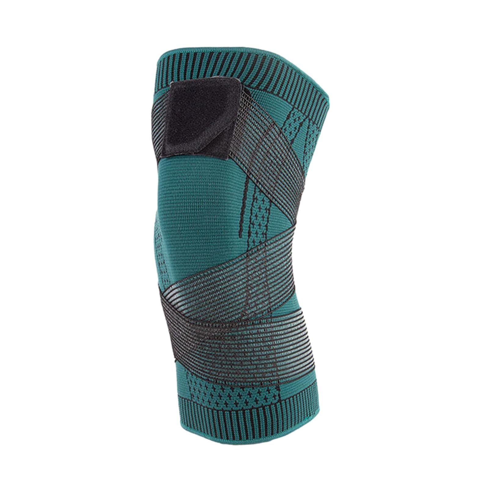 Knee Pads Anti Slip Elastic Breathable Knee Brace for Sports Football M