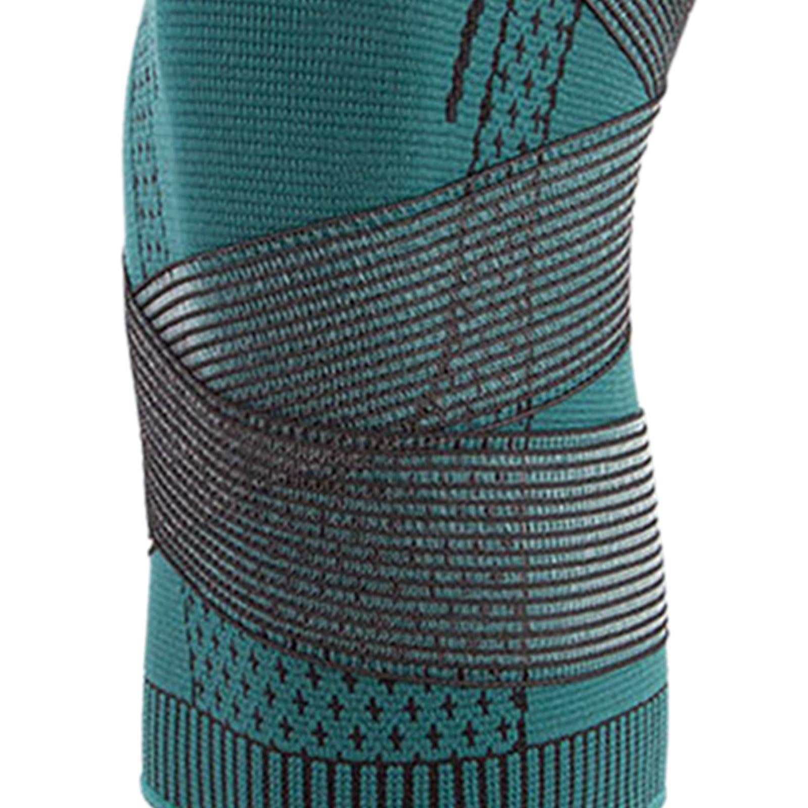 Nylon Knee Pad Leg Sleeve Guard Elastic Durable for Running Workout Football XL