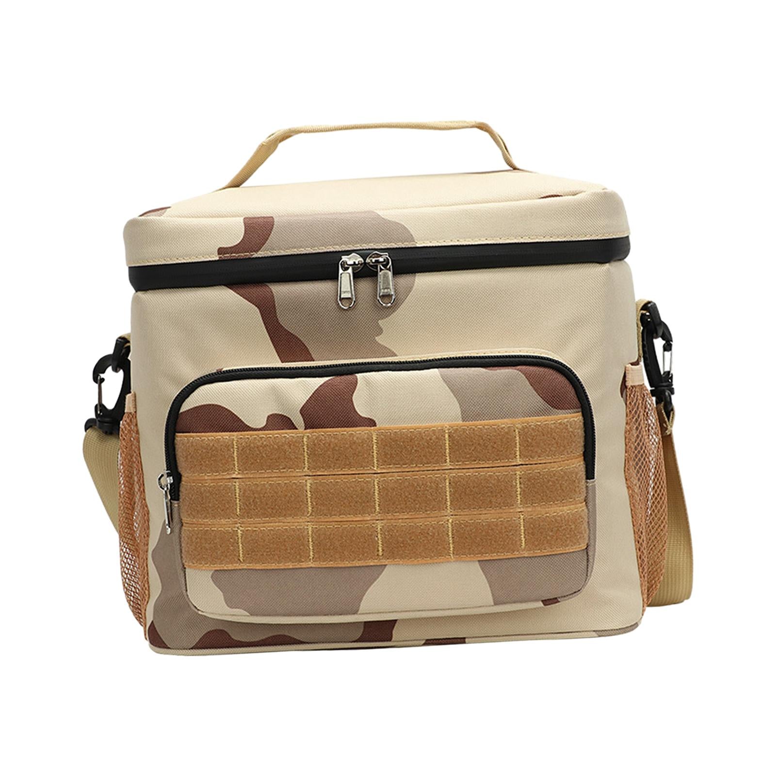 Insulated Thermal Lunch Box Food Box Storage Bags for Outdoor Working Hiking desert camouflage