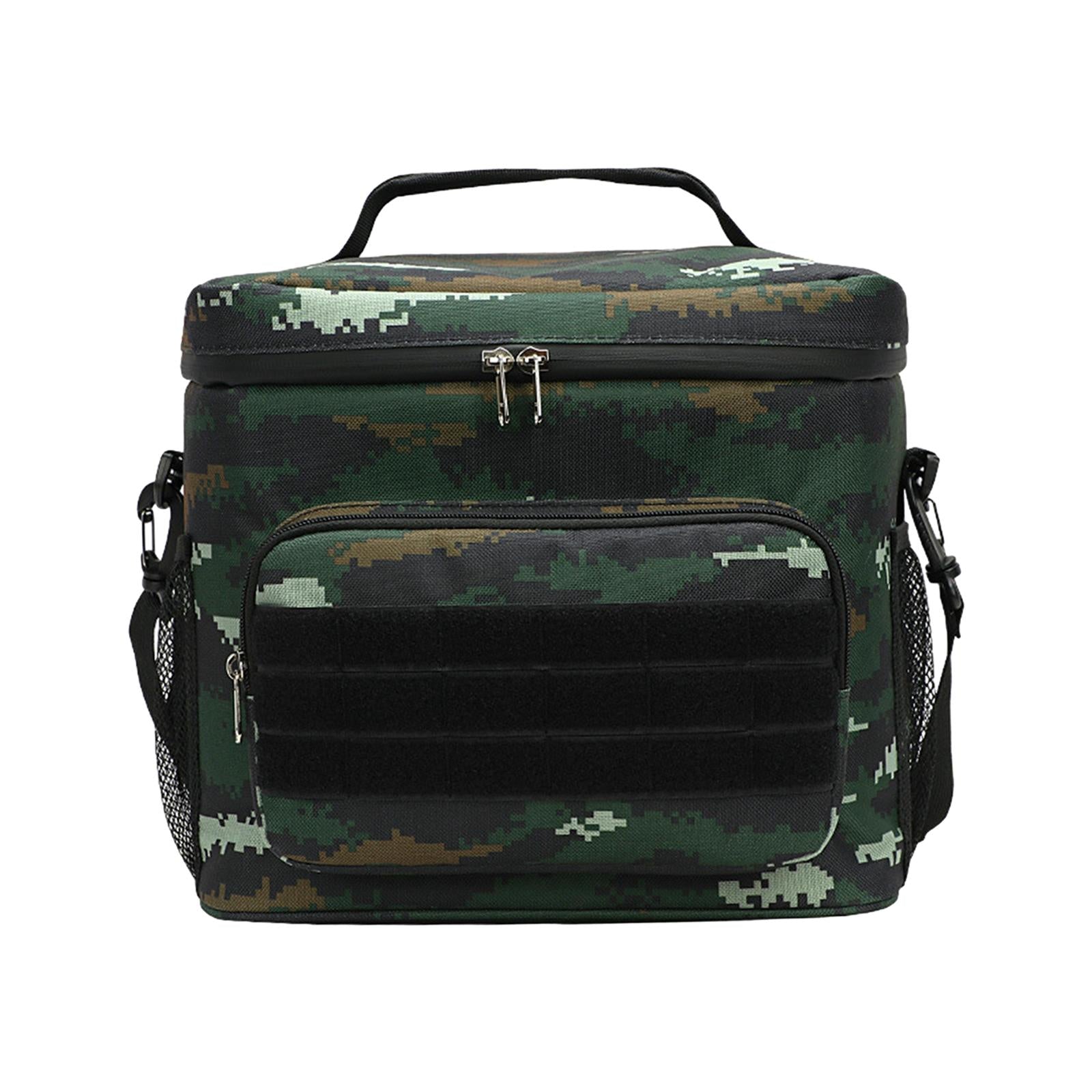 Insulated Thermal Lunch Box Food Box Storage Bags for Outdoor Working Hiking forest camouflage