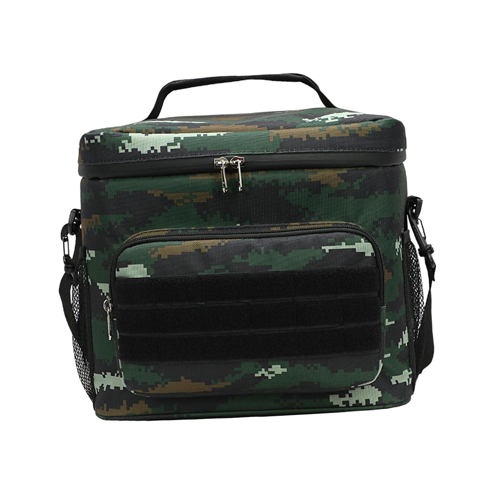 Insulated Thermal Lunch Box Food Box Storage Bags for Outdoor Working Hiking forest camouflage