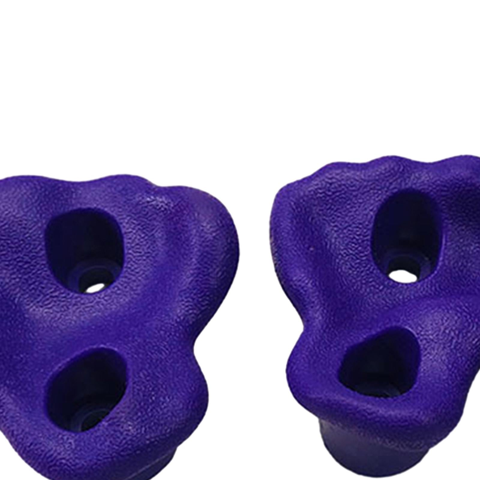 10 Pieces Rock Climbing Wall Holds Kids Toys for Tree House Outdoor Climbing no screws