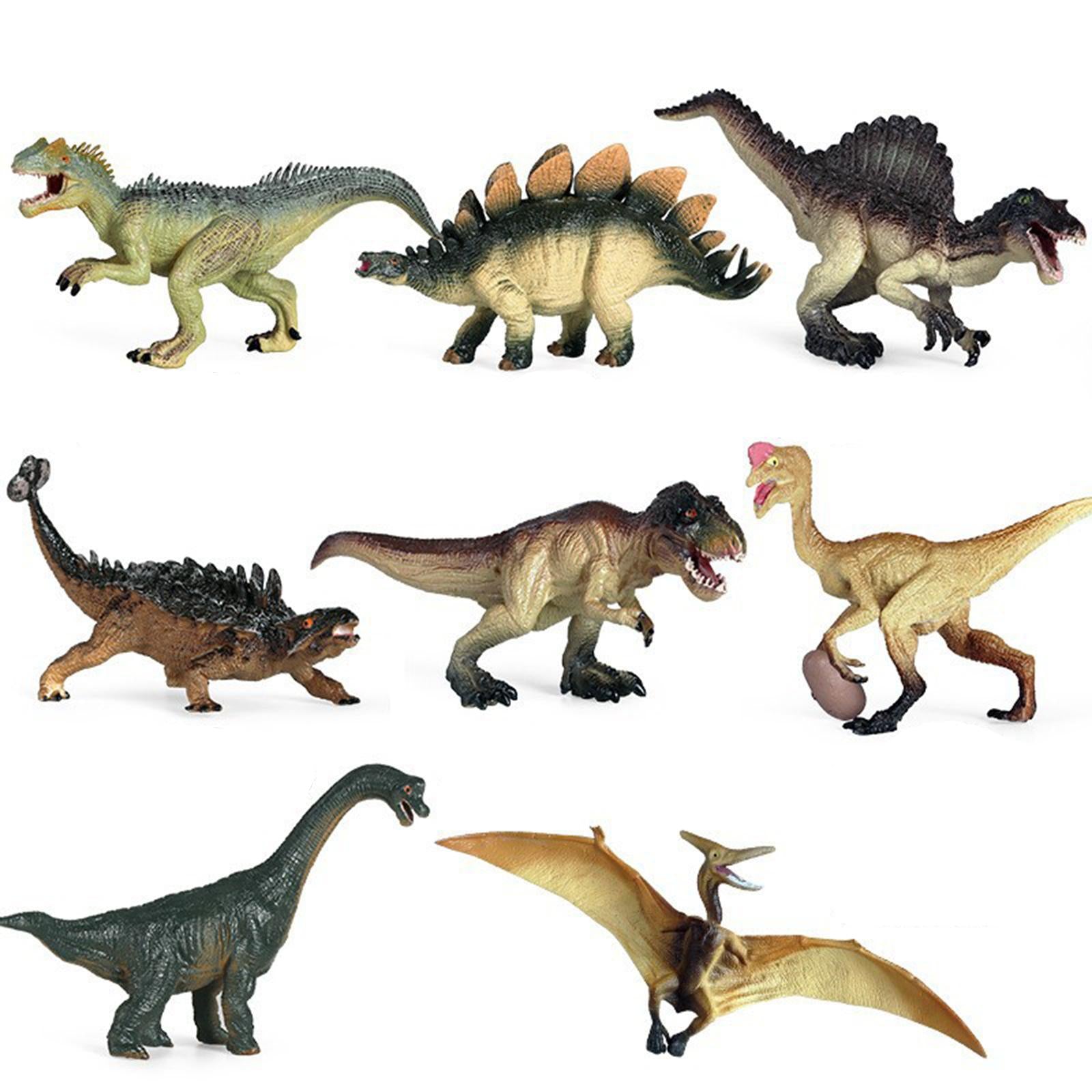 15x Toddlers Dinosaur Toys Wildlife Animal Figurine for New Year Cake Topper 15 large dinosaur