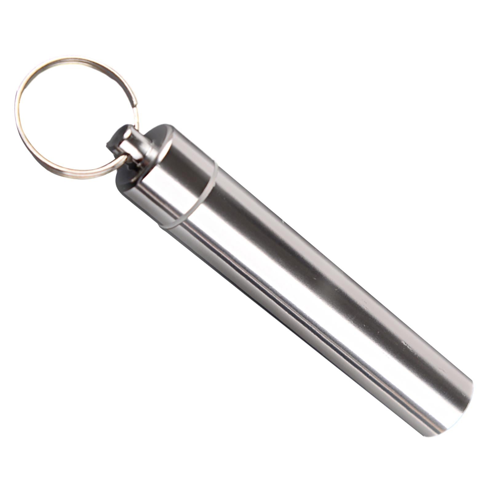 3xPortable Pill Case Keychain Travel Pill Containers for Camping Picnic Office