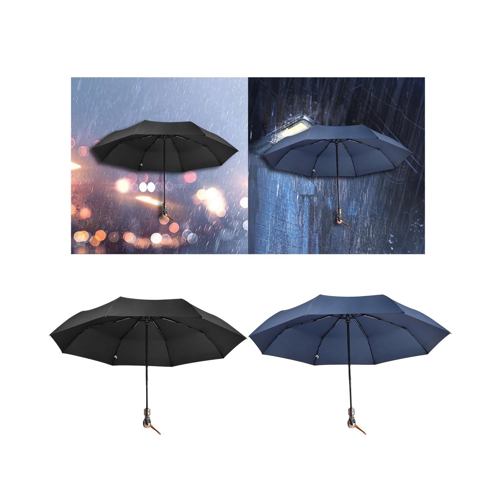 Skull Folding Umbrella Umbrella for Sun Rain for Summer Beach Travel Outdoor black