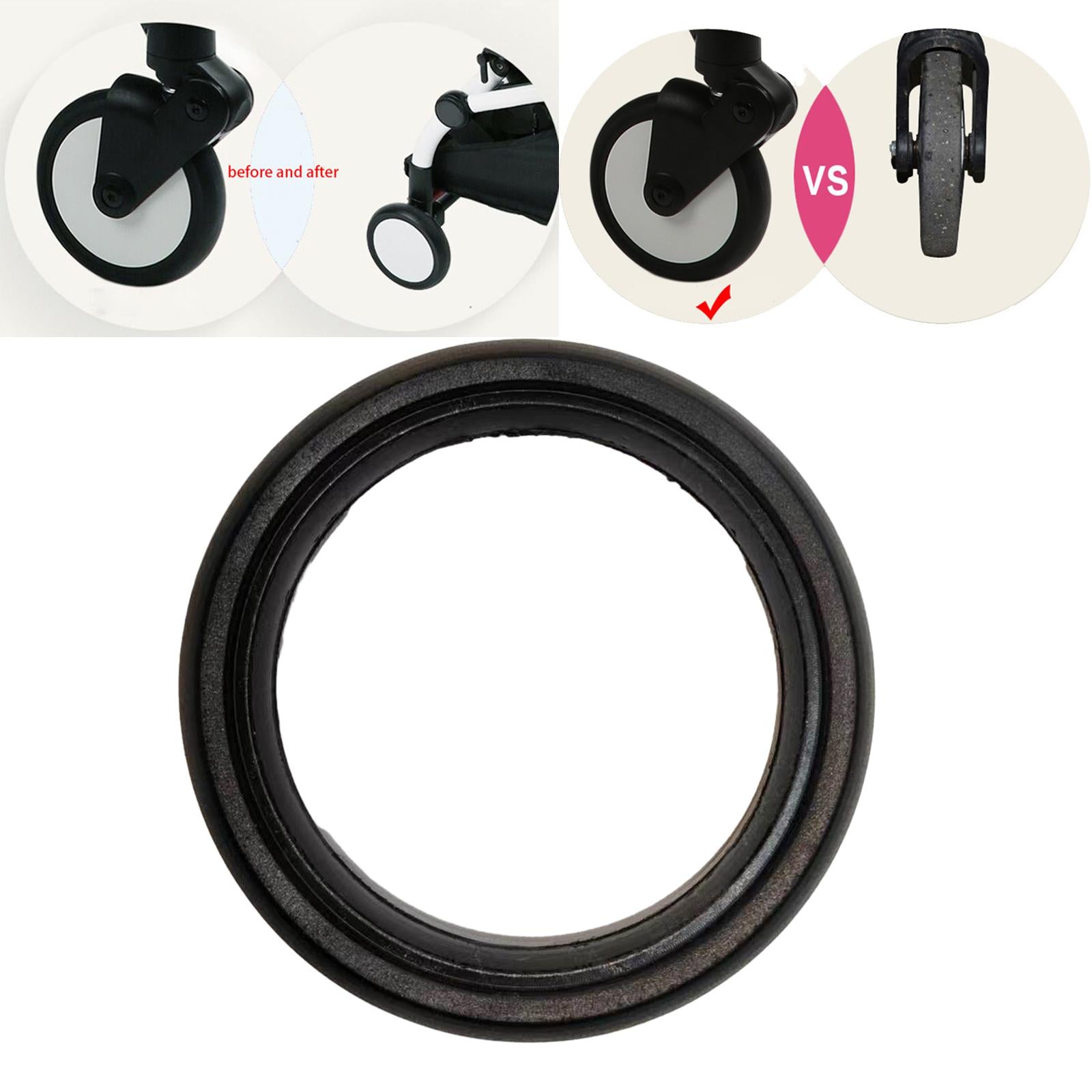 2xStroller Wheel Tire Kids Carriage Replacement Upgrade Parts Accessories Pram 5 inch