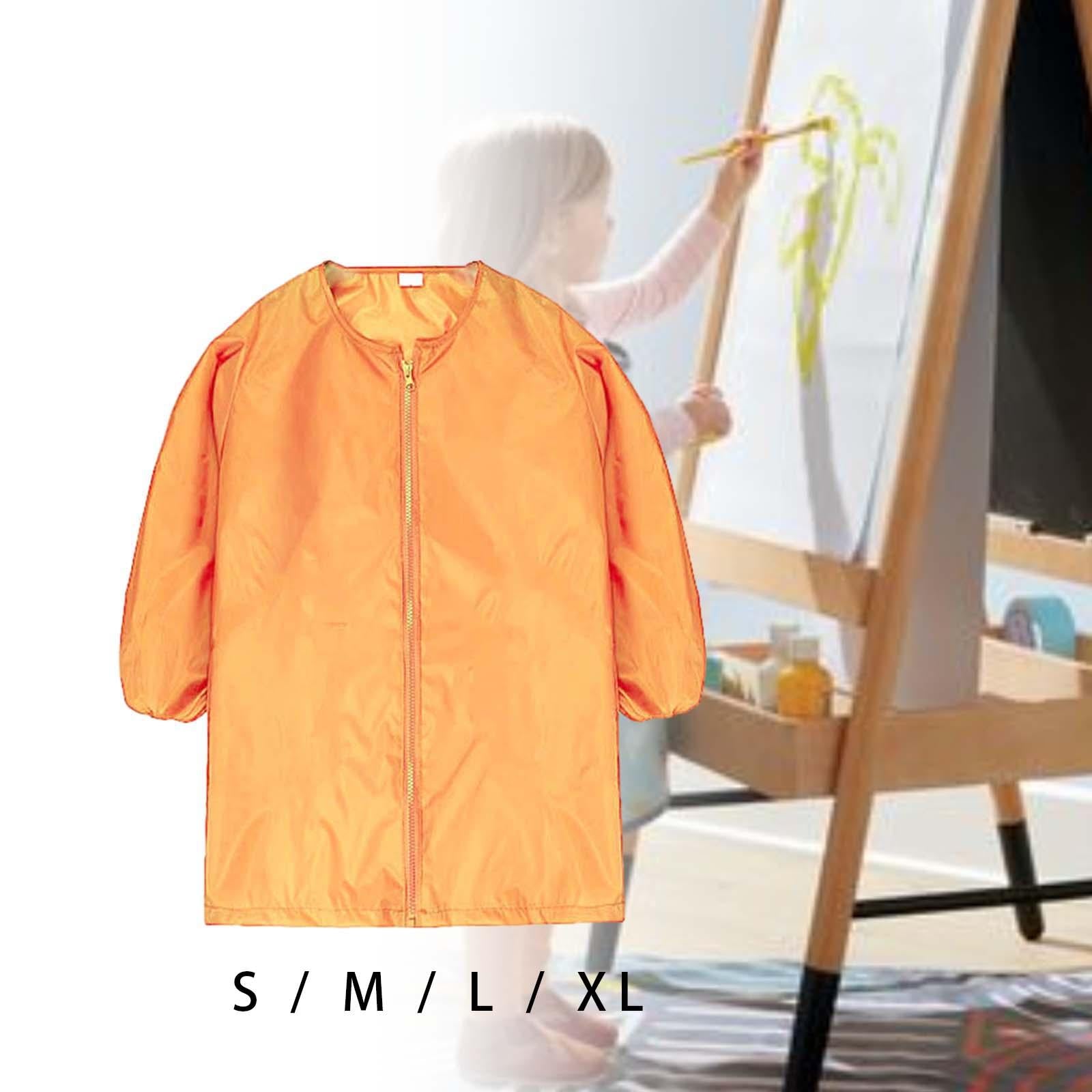 Art Craft Apron Breathable Kids Painting Smock for Painting Cooking Handwork S