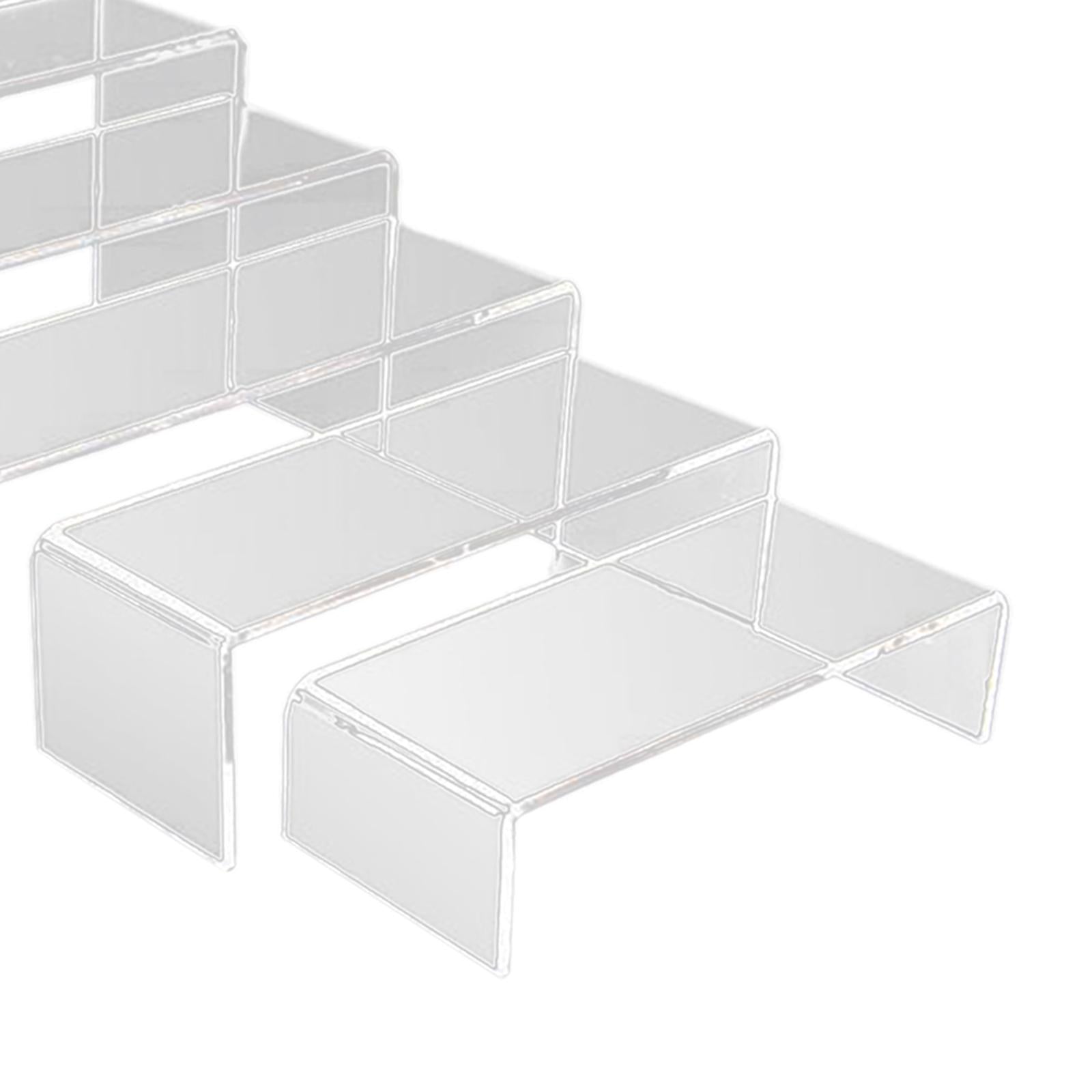 5 Pieces Acrylic Display Risers Acrylic Risers for Display for Candy Dessert