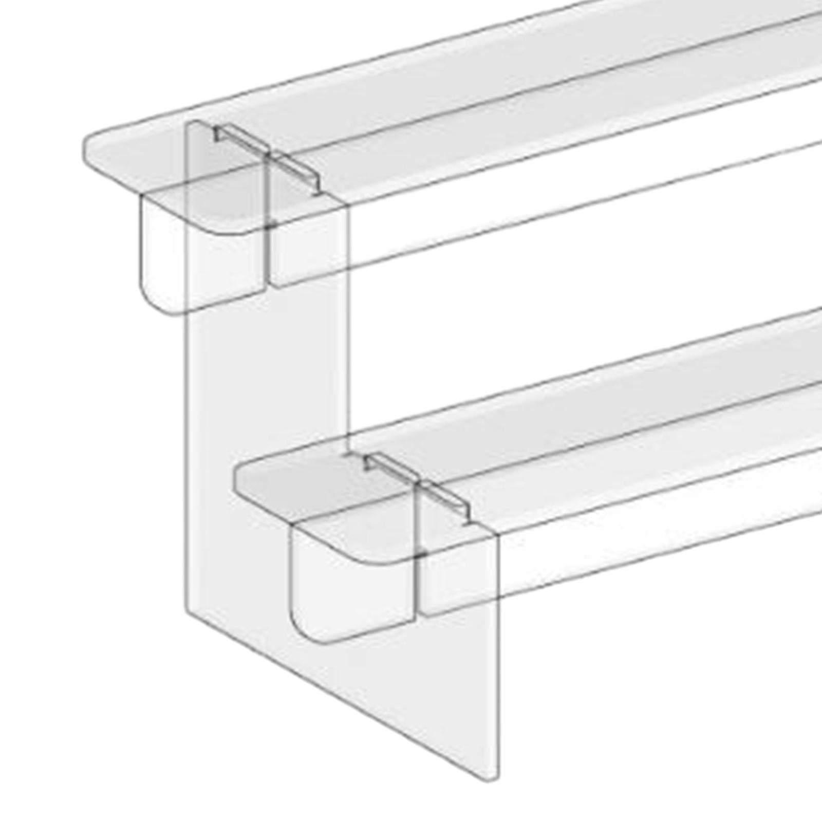 Acrylic Shelf Display Shelves Dessert Cake Stand for Cosmetic Dessert Figure 2 Tier