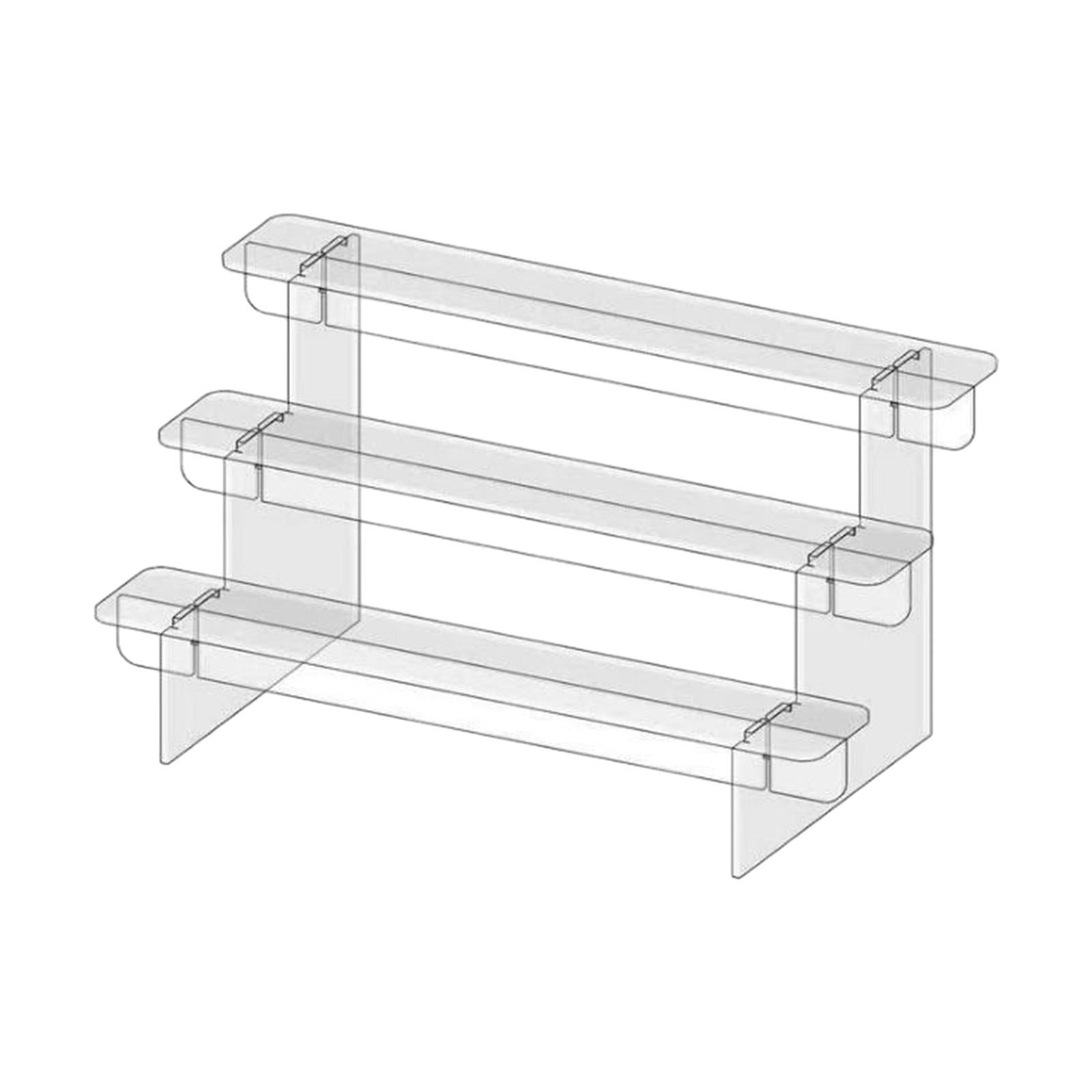 Acrylic Shelf Display Shelves Dessert Cake Stand for Cosmetic Dessert Figure 3 Tier