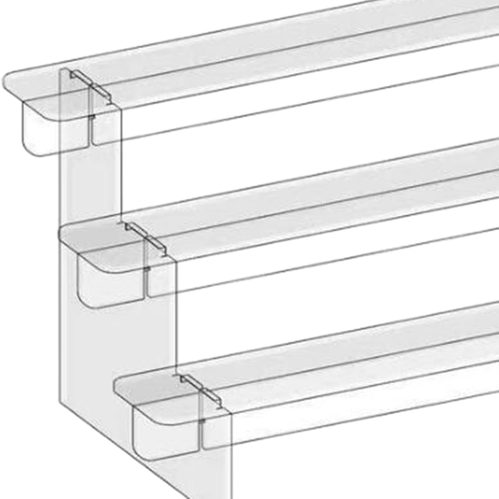 Acrylic Shelf Display Shelves Dessert Cake Stand for Cosmetic Dessert Figure 3 Tier