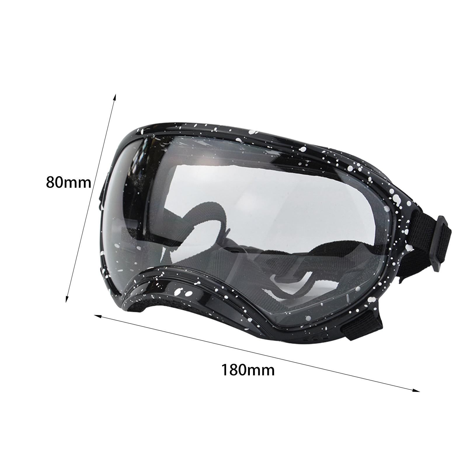 Dog Goggles Dog Sunglasses for Eye Protection Dust Protection Sun Protection Style E