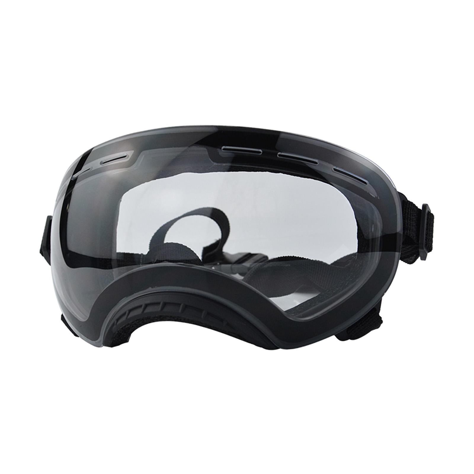 Dog Sunglasses Dustproof Photos Props Riding Pet Glasses Eye Wear Protection Black frame C