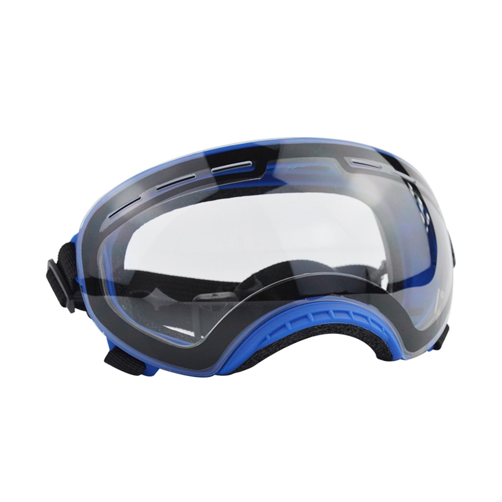 Dog Sunglasses Dustproof Photos Props Riding Pet Glasses Eye Wear Protection Blue frame C