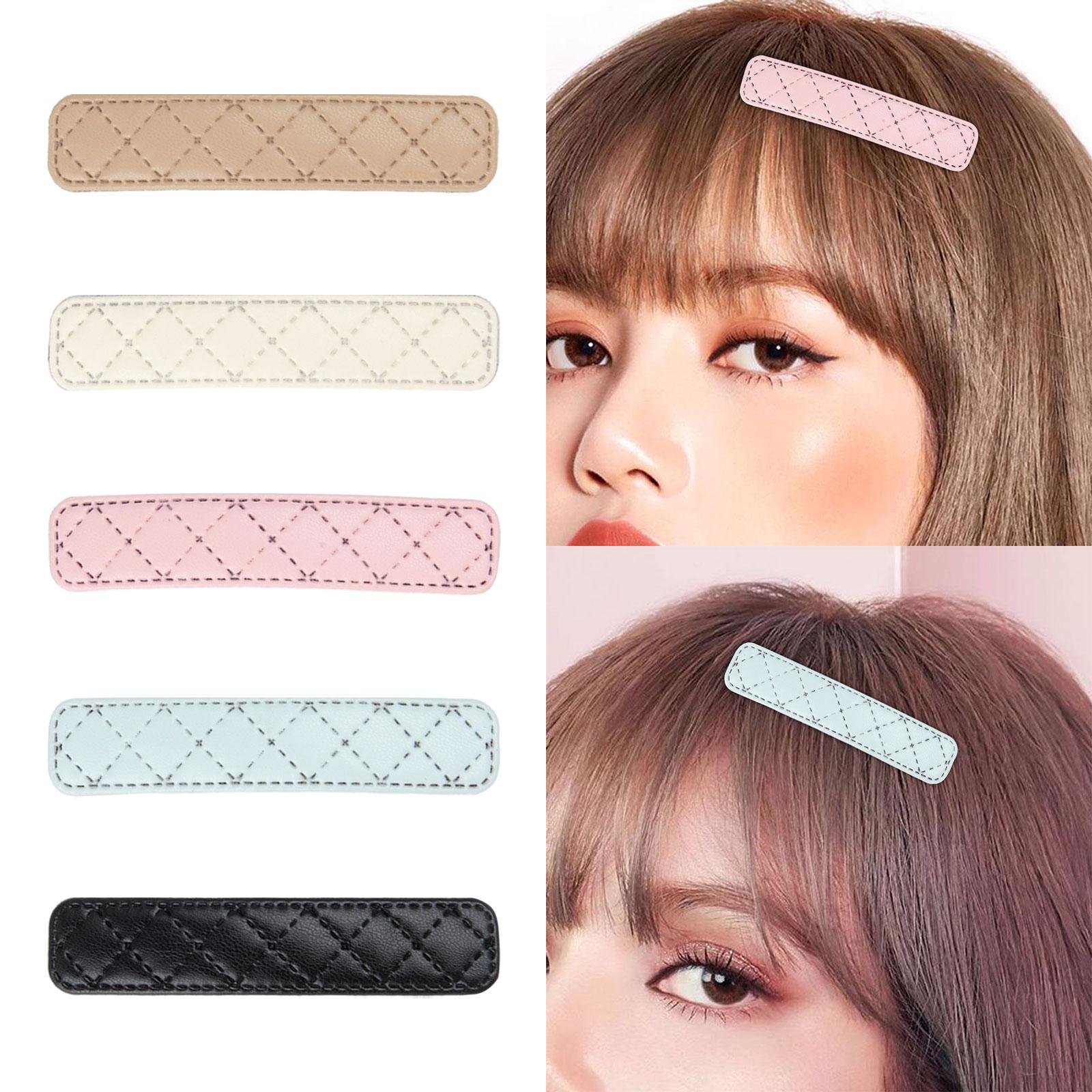 Snap Hair Clip Bangs Clip Hair Accessories for Dating Outdoor Travel brown