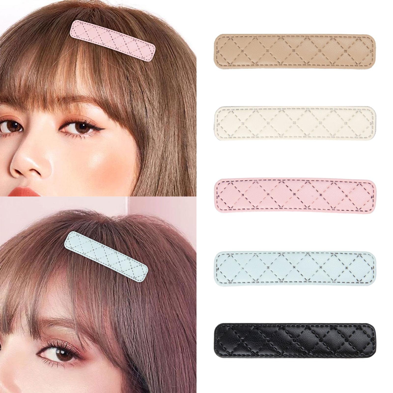 Snap Hair Clip Bangs Clip Hair Accessories for Dating Outdoor Travel brown