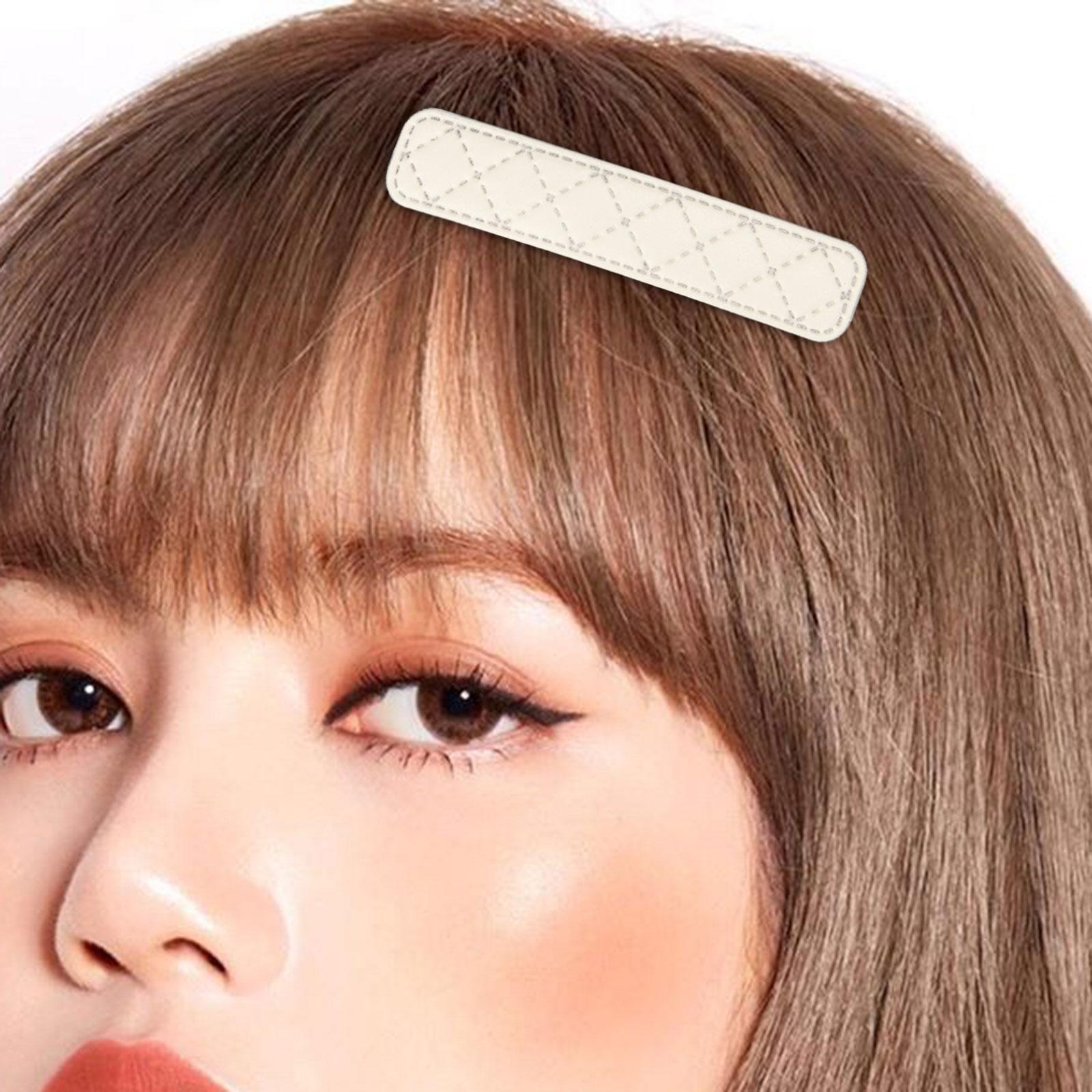 Snap Hair Clip Bangs Clip Hair Accessories for Dating Outdoor Travel beige