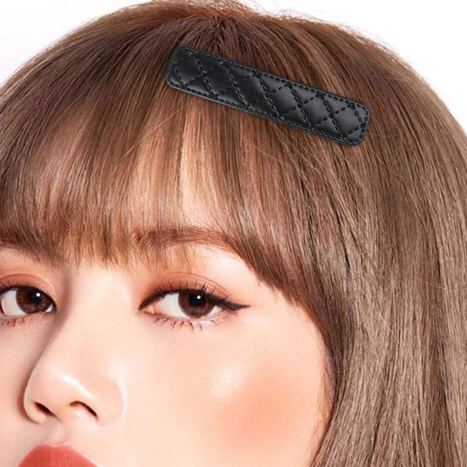 Snap Hair Clip Bangs Clip Hair Accessories for Dating Outdoor Travel black