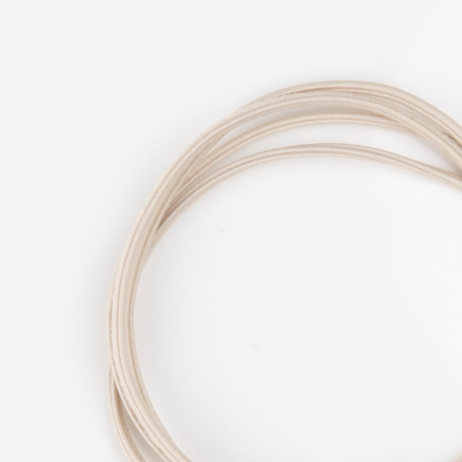 Hair Tie Portable Hair Band for Thin Hair Office Curly Hair Beige