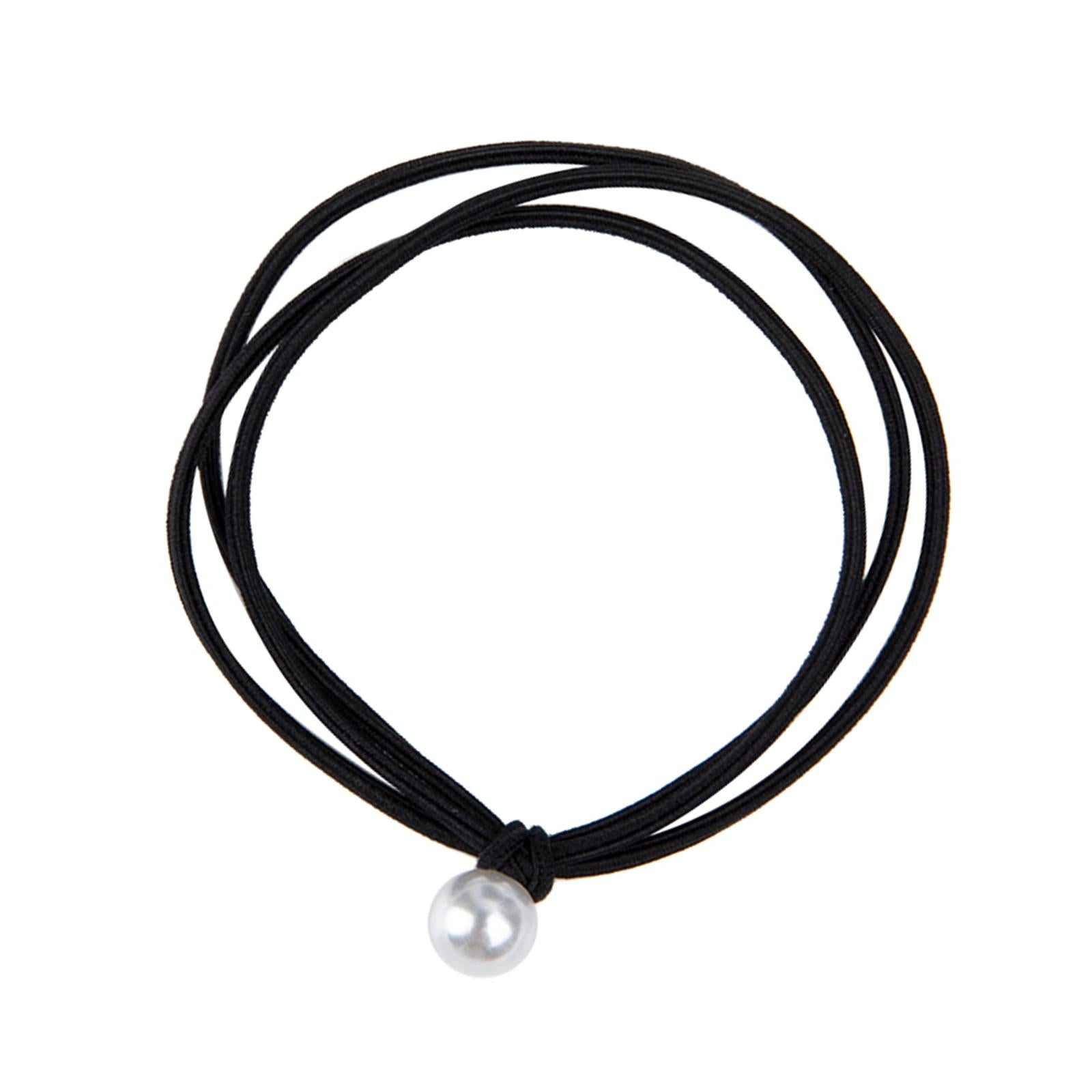 Hair Rubber Bands Ponytail Holders for Thick Heavy and Curly Hair Girls Kids