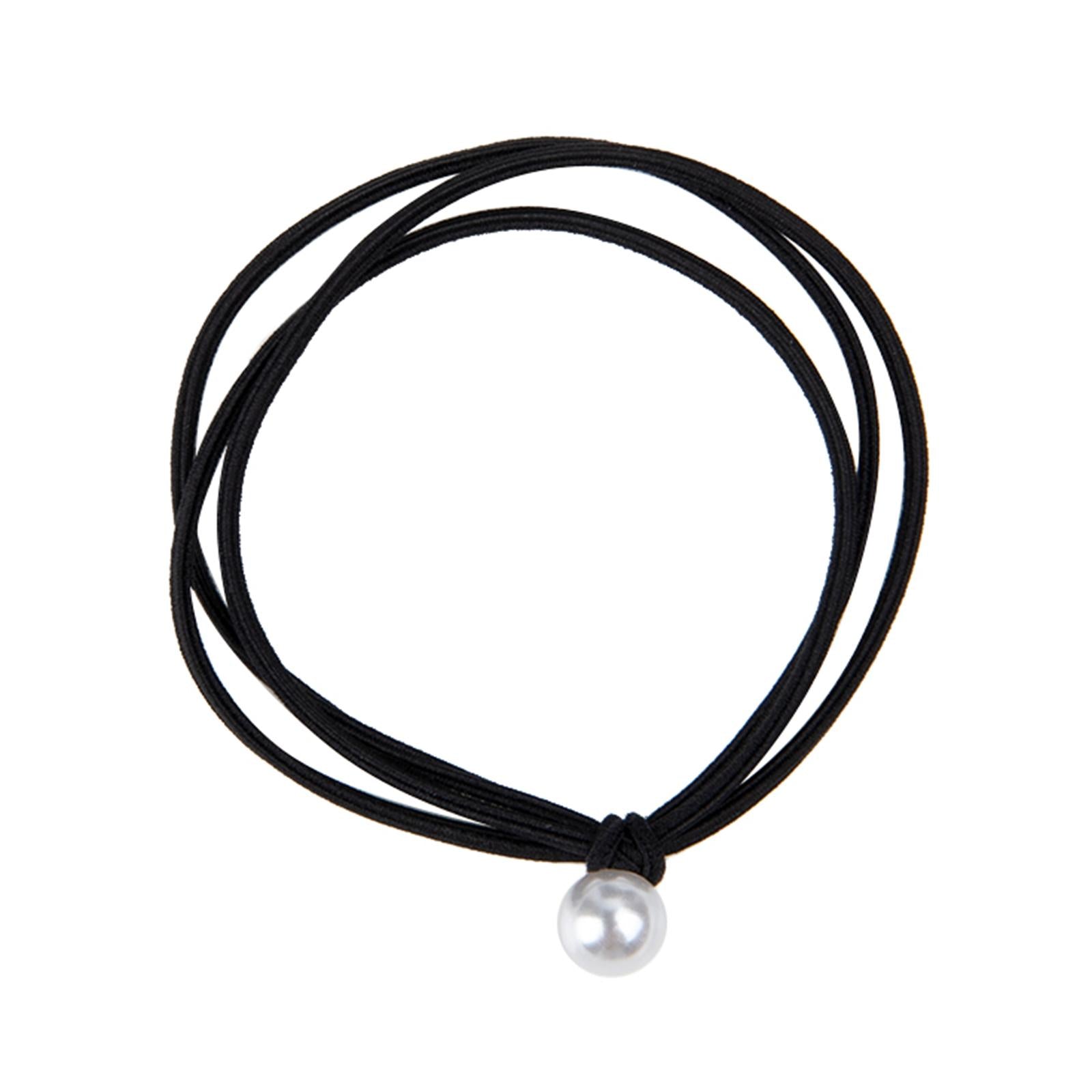 Hair Rubber Bands Ponytail Holders for Thick Heavy and Curly Hair Girls Kids