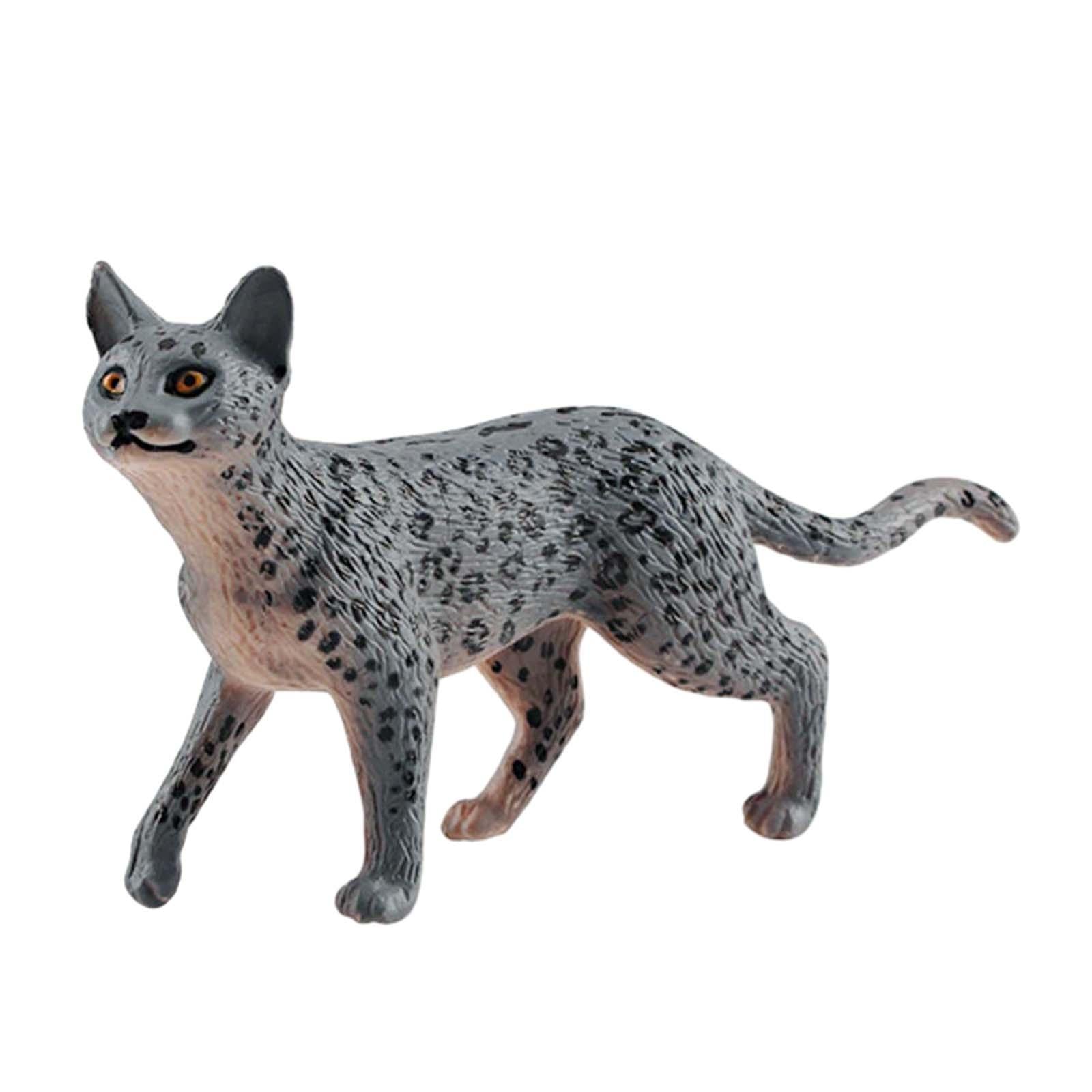 Leopard Toy Figurine Wildlife Animal Statue for Educational Toys Party Gifts Style C