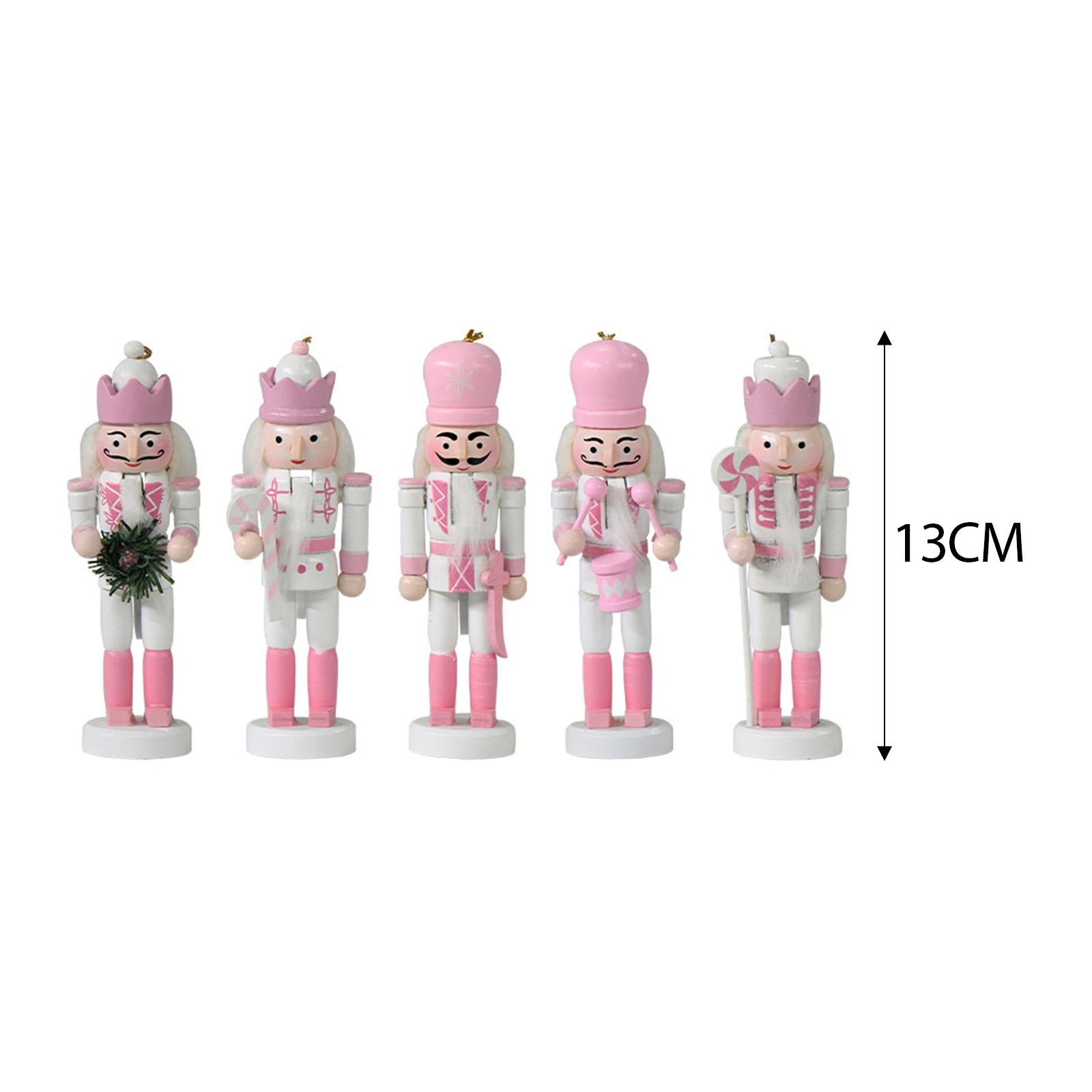 5 Pieces Nutcracker Ornaments Party Favors Kids Toys Versatile Desktop Decor