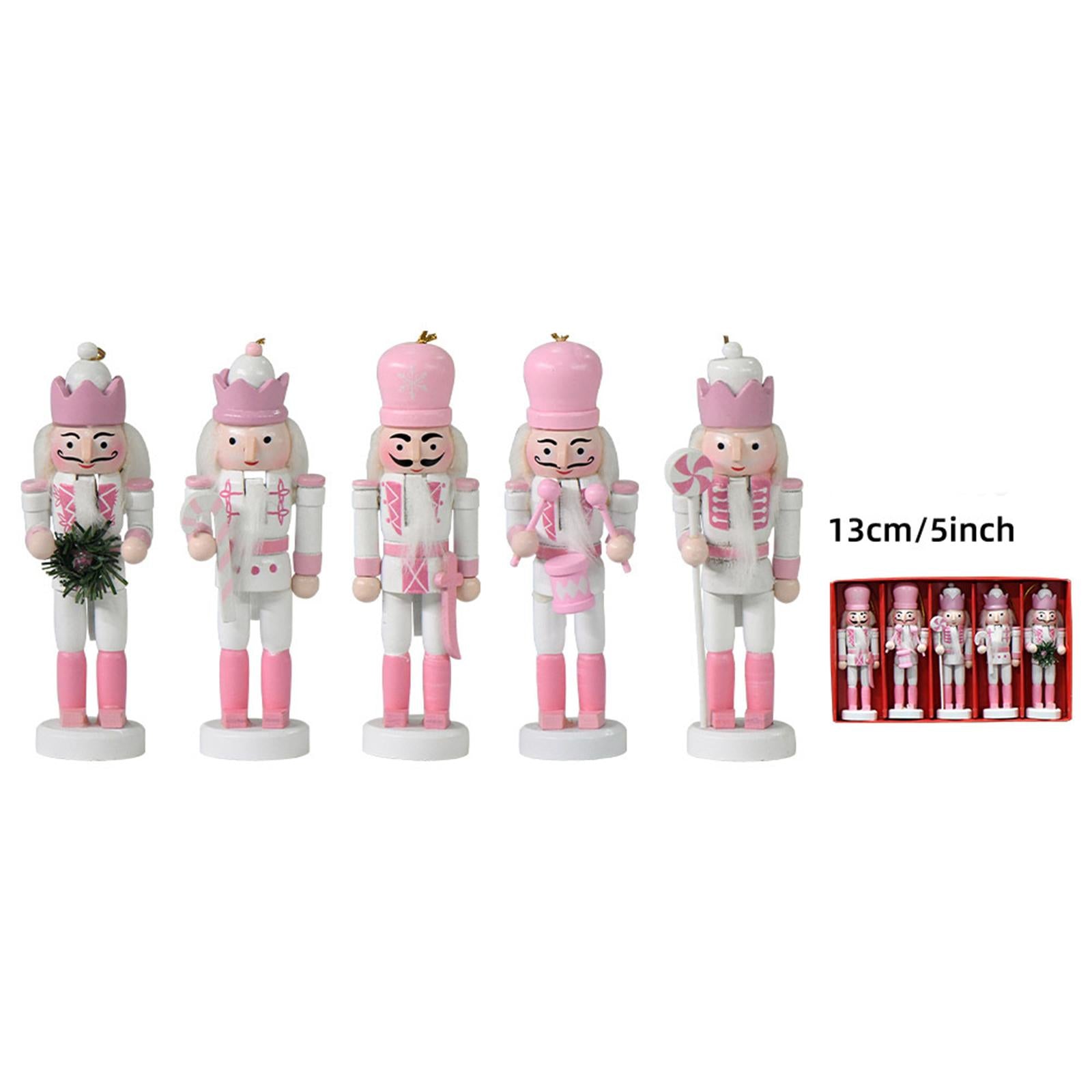 5 Pieces Nutcracker Ornaments Party Favors Kids Toys Versatile Desktop Decor