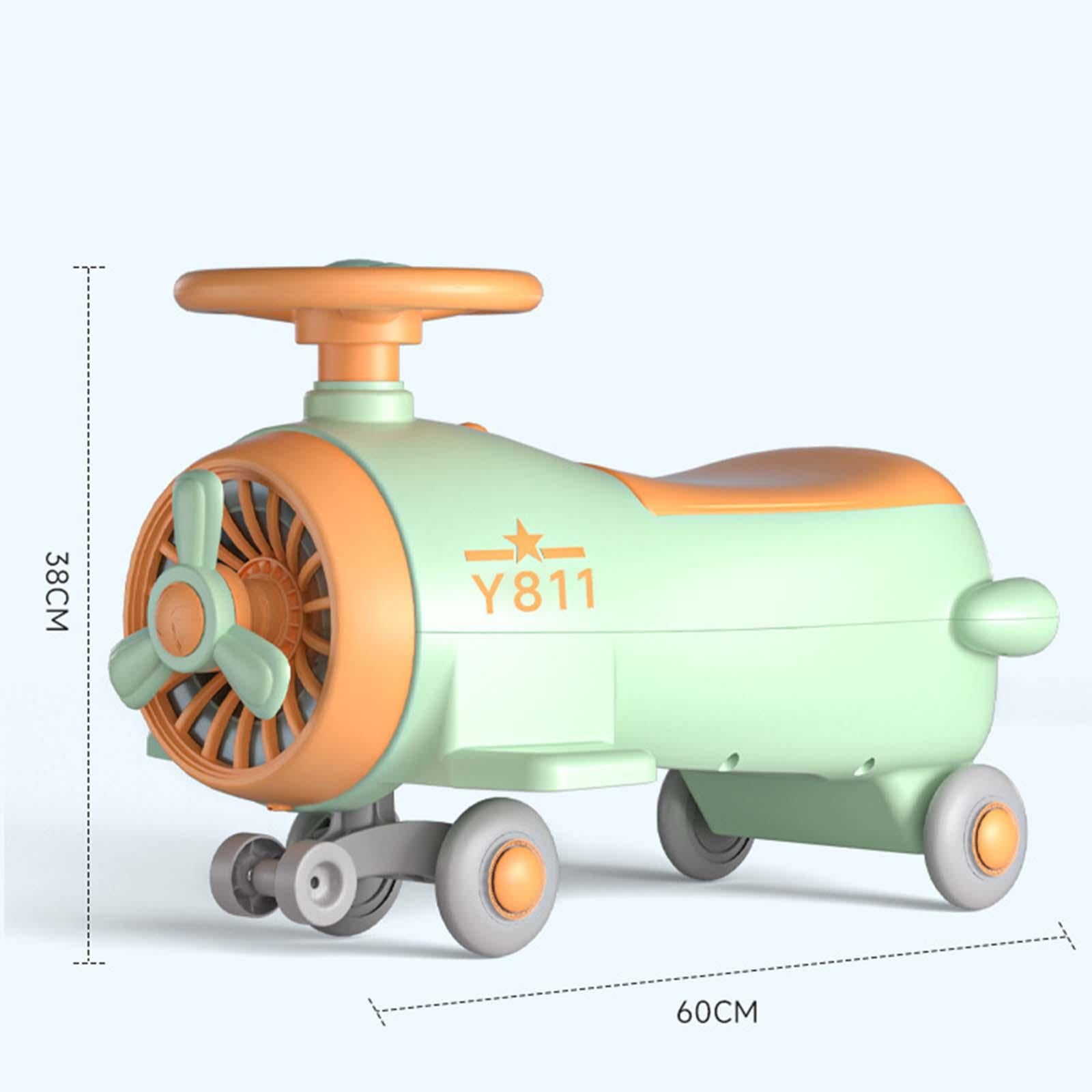 Outdoor Ride Ons for Child 3 Years and up Xmas Present Push Along Musical Car green