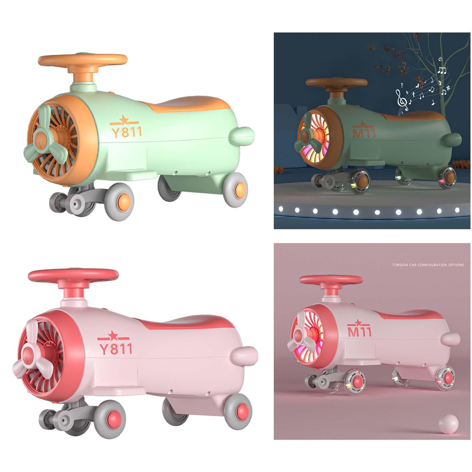 Outdoor Ride Ons for Child 3 Years and up Xmas Present Push Along Musical Car green