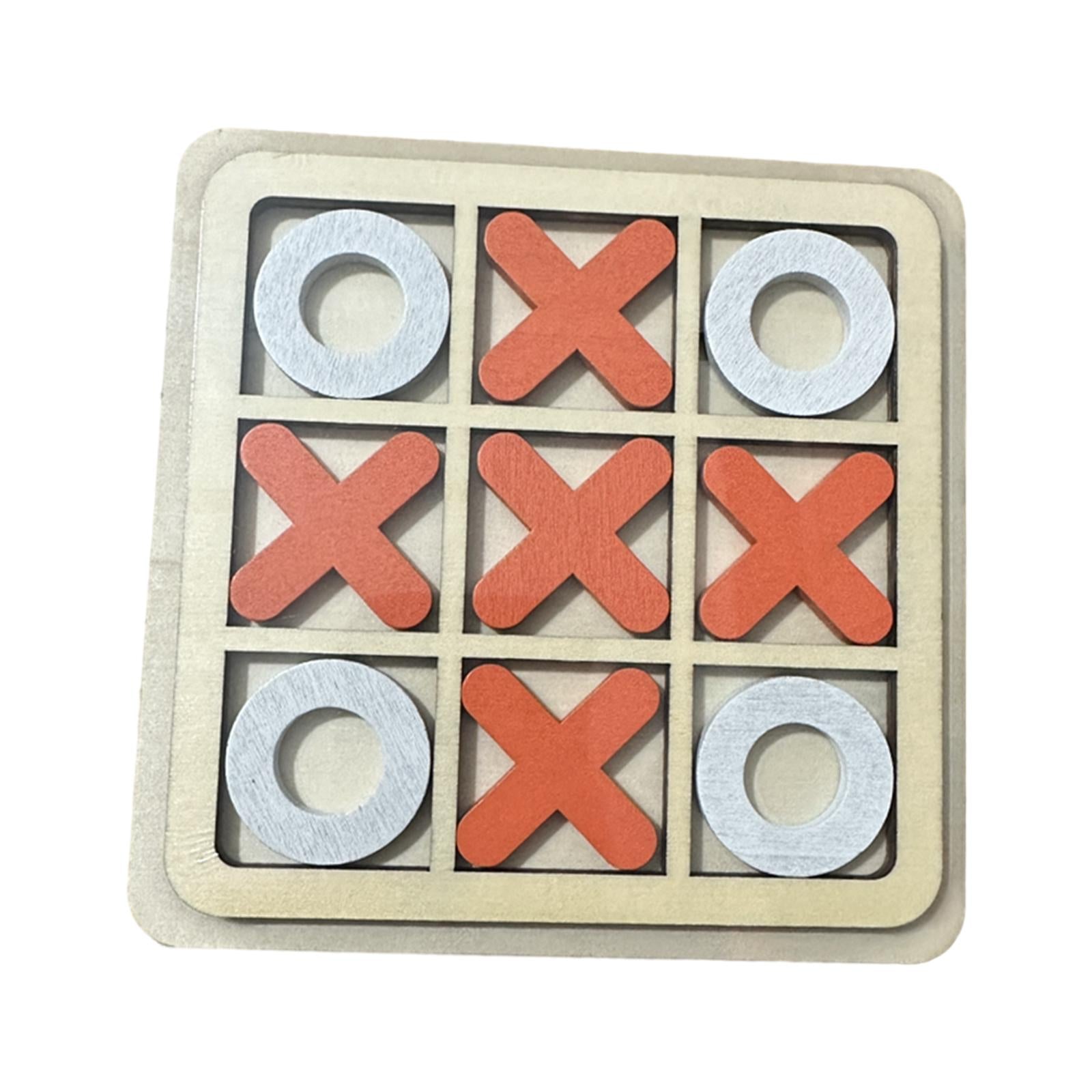 4xTic TAC Toe Board Game Family Board Game XO Table Toy for Holiday Gifts