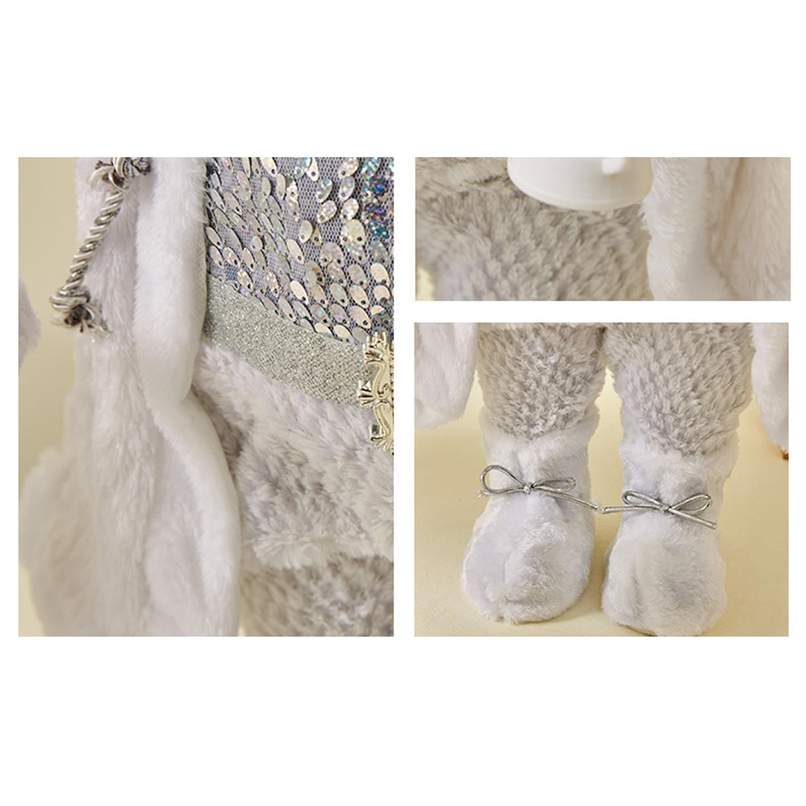 Santa Claus Figure Holiday Centerpiece Santa Claus Doll for Indoor Home Desk