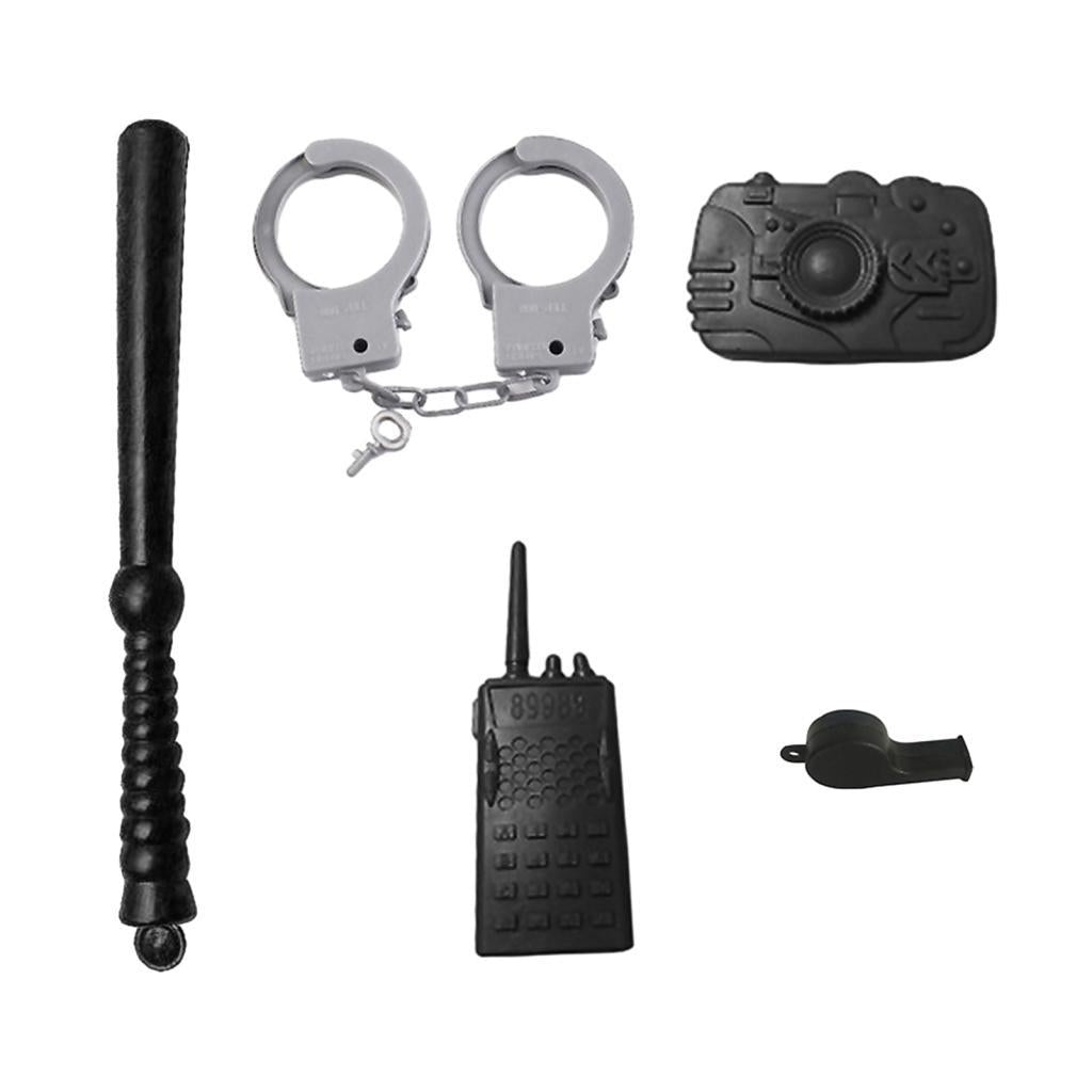 2x5x Police Pretend Play Accessory Role Play Costume Accessories for Role Play