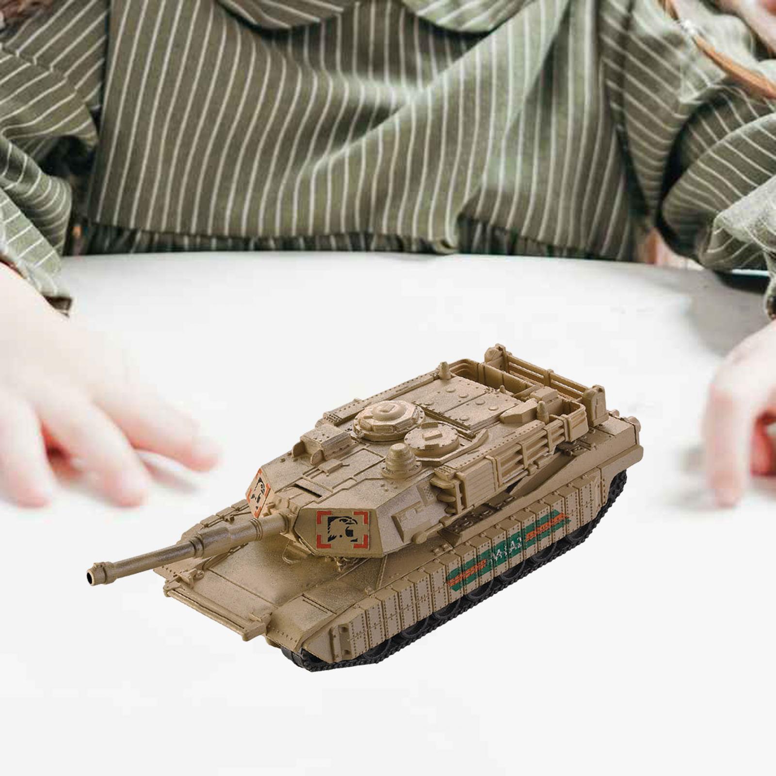 1/72 Tank Model Puzzle DIY Assemble Collectible for Kids Girls Birthday Gift