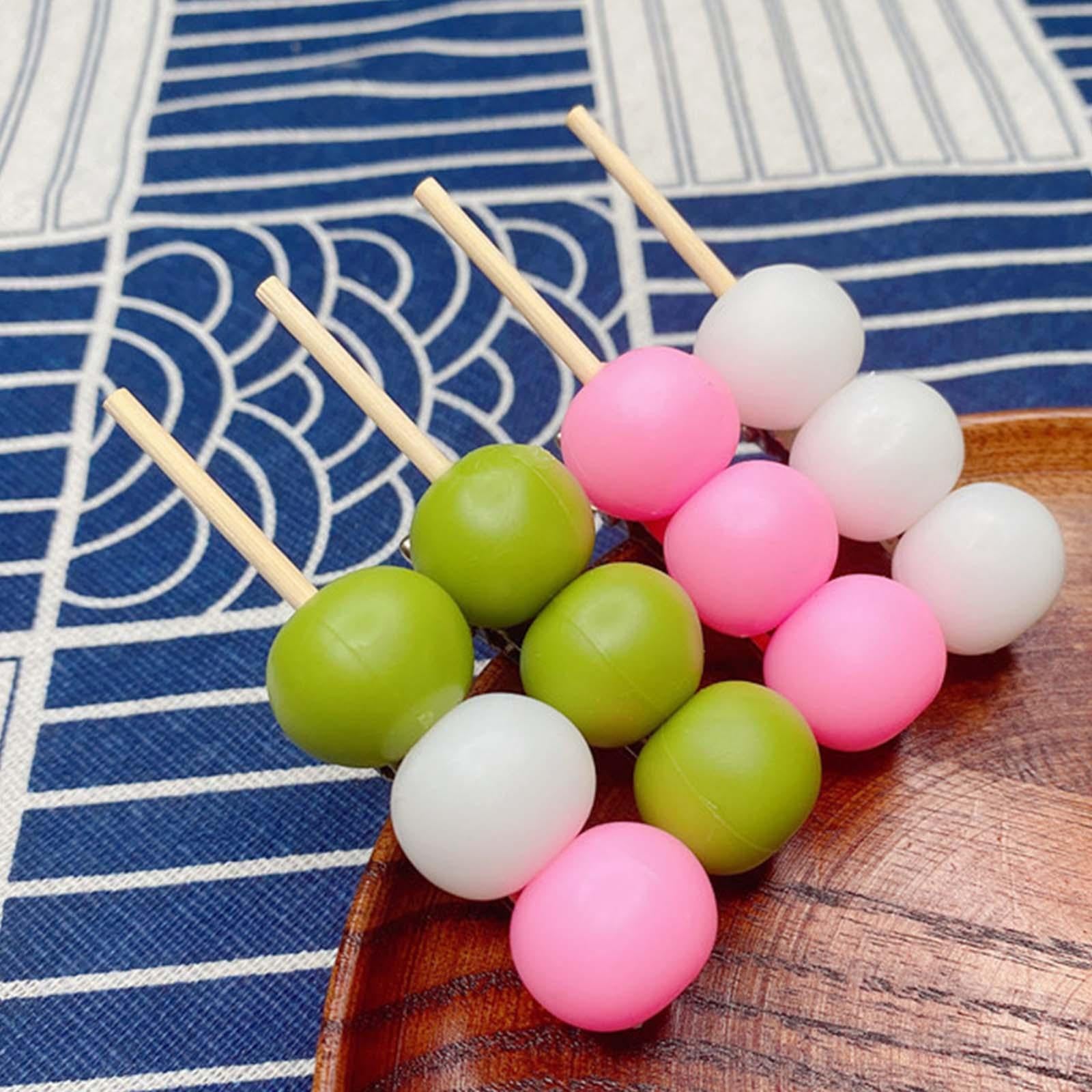 Simulation Food Hair Accessories Meatball Hair Clip for Hair Ornaments Women white