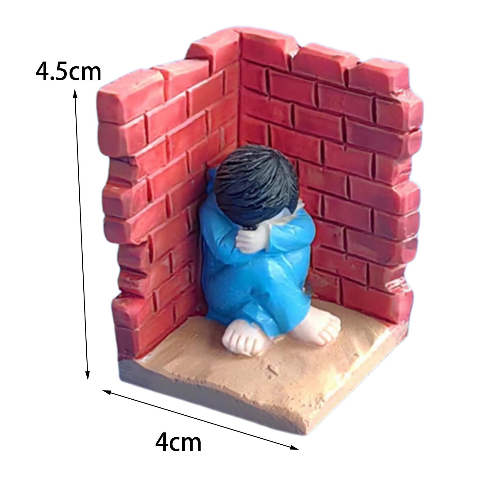 2xDiorama Figure Miniature Layout for Photo Props DIY Projects Micro Landscape