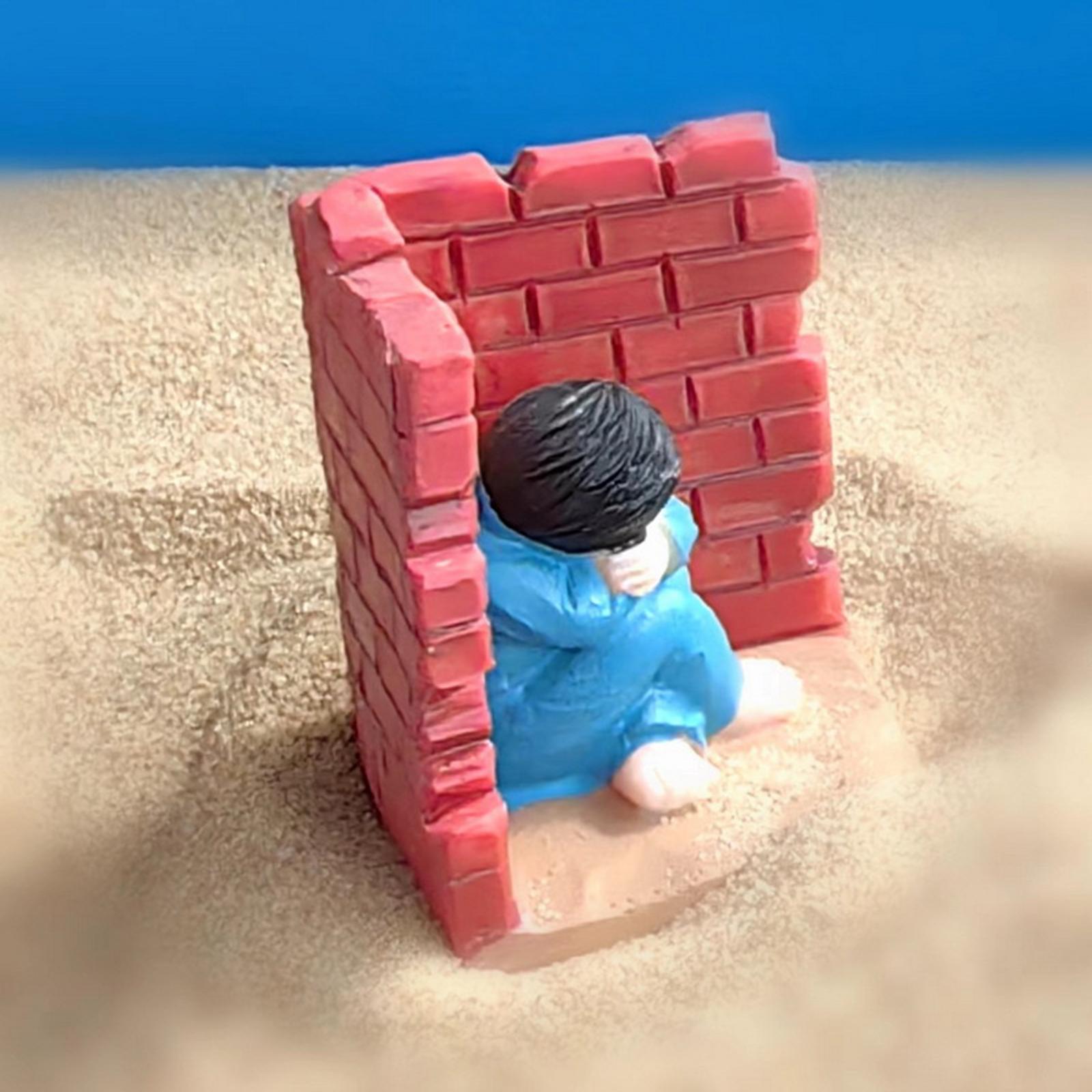 3xDiorama Figure Miniature Layout for Photo Props DIY Projects Micro Landscape