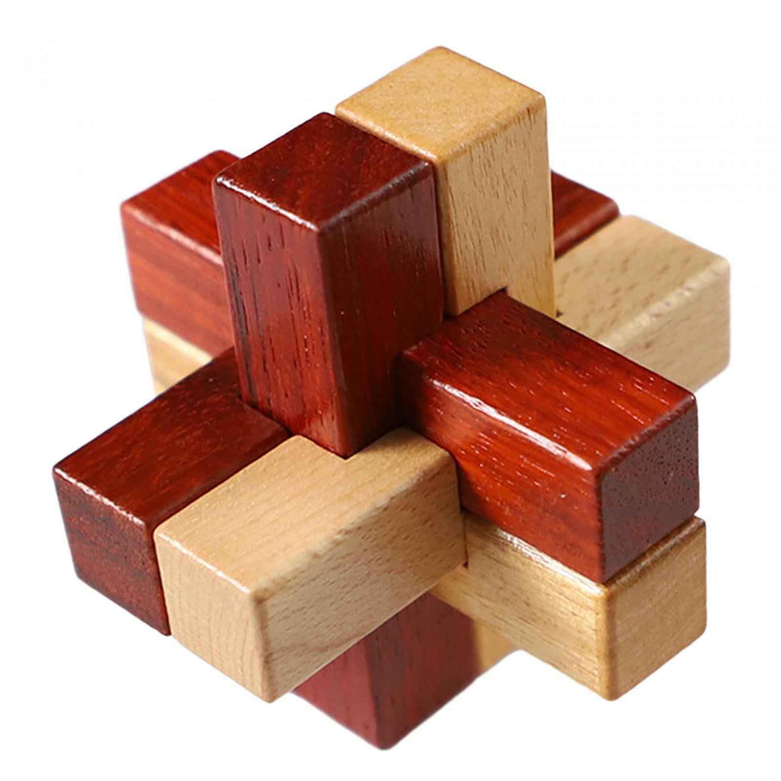 Wooden Brain Teaser Puzzle Toy for Family Game Birthday Gifts Christmas Gift Style B