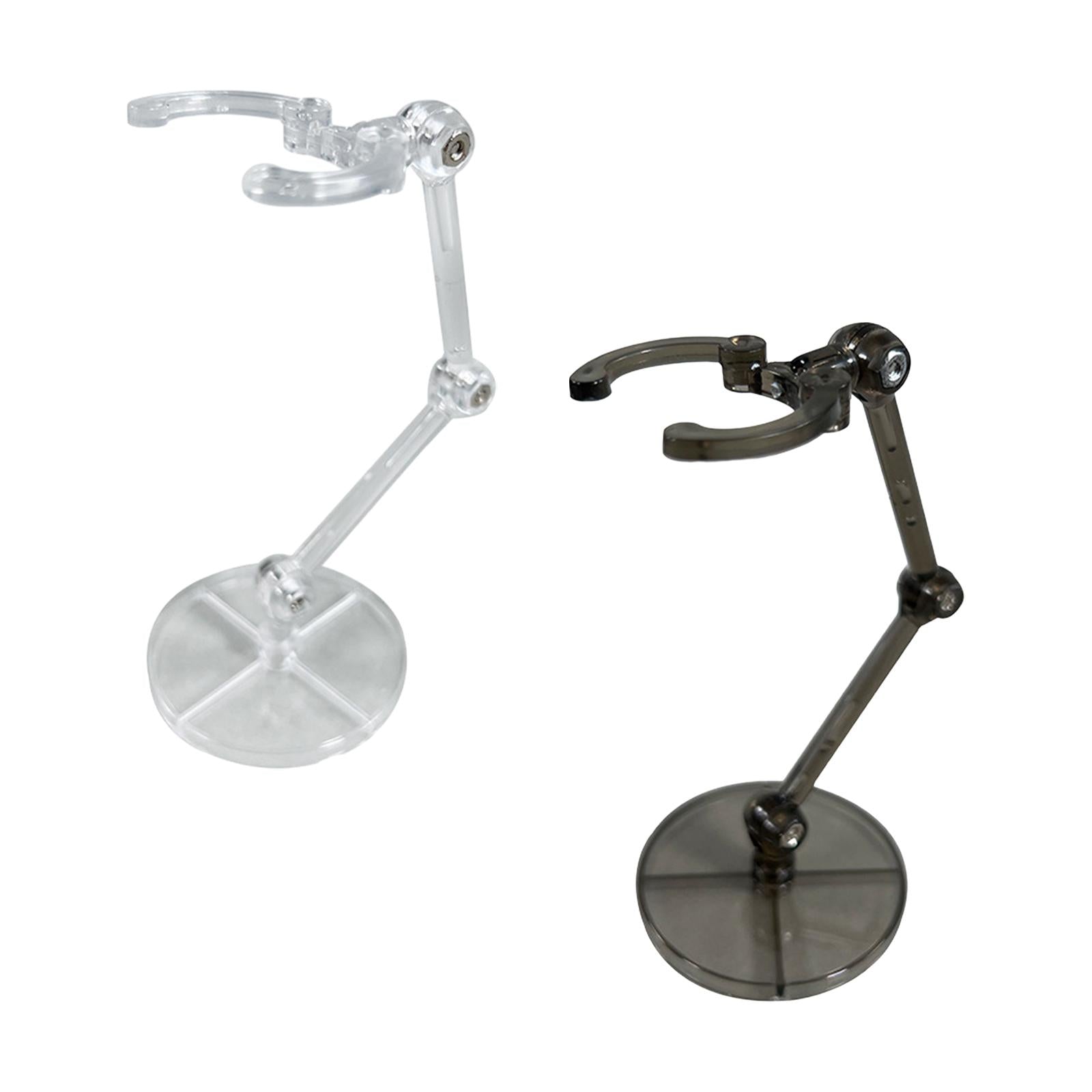 4xAction Bases Holder Sturdy Support DIY Model Support Stand for 6'' Doll clear