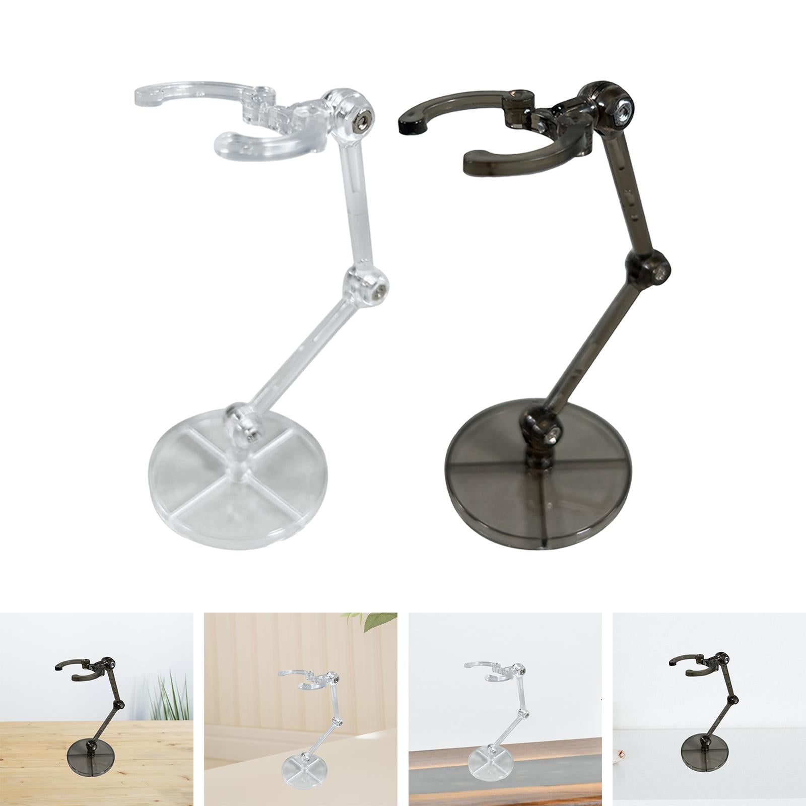 3xAction Bases Holder Sturdy Support DIY Model Support Stand for 6'' Doll clear